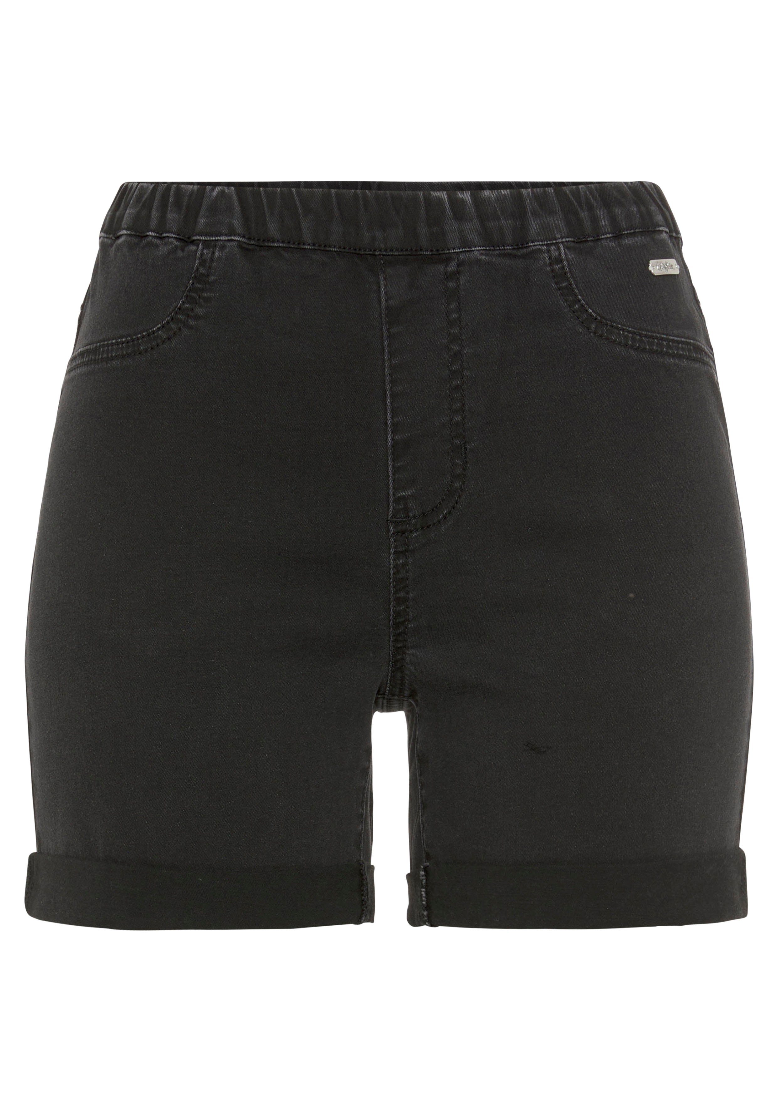 Buffalo Shorts in elastischem Denim mit zwei Gesäßtaschen – Bild 2 von 5