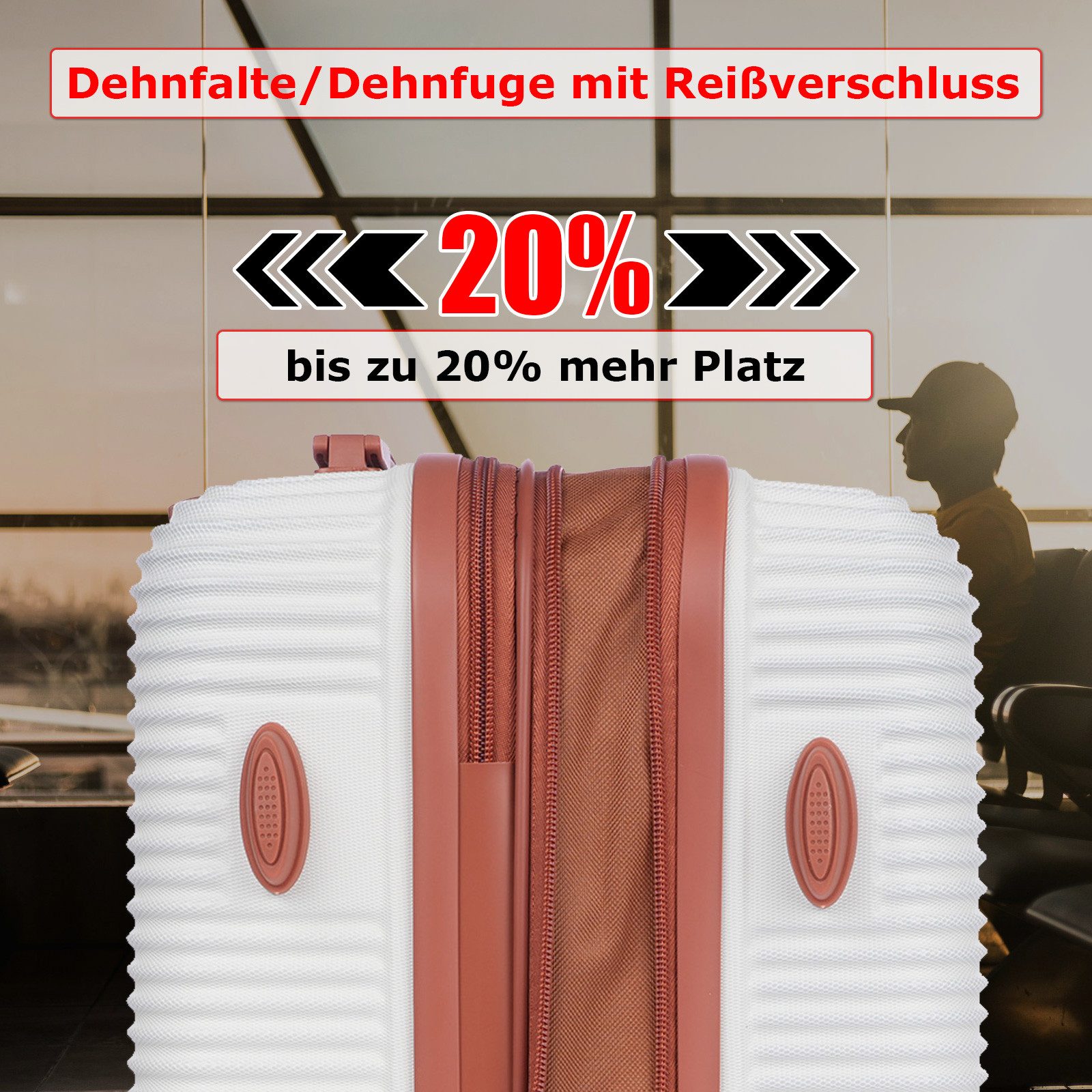 Weissmantel Kofferset 5er Koffer Set Hartschalenkoffer Kofferset XL Bordgep günstig online kaufen