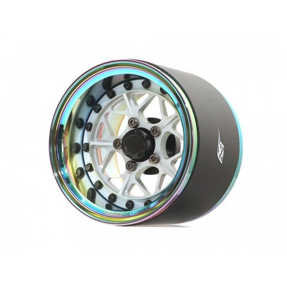 Boomracing Modellbausatz ProBuild 1.9" Extra Wide LGB Adjustable Offset Aluminum Beadlock Wheel