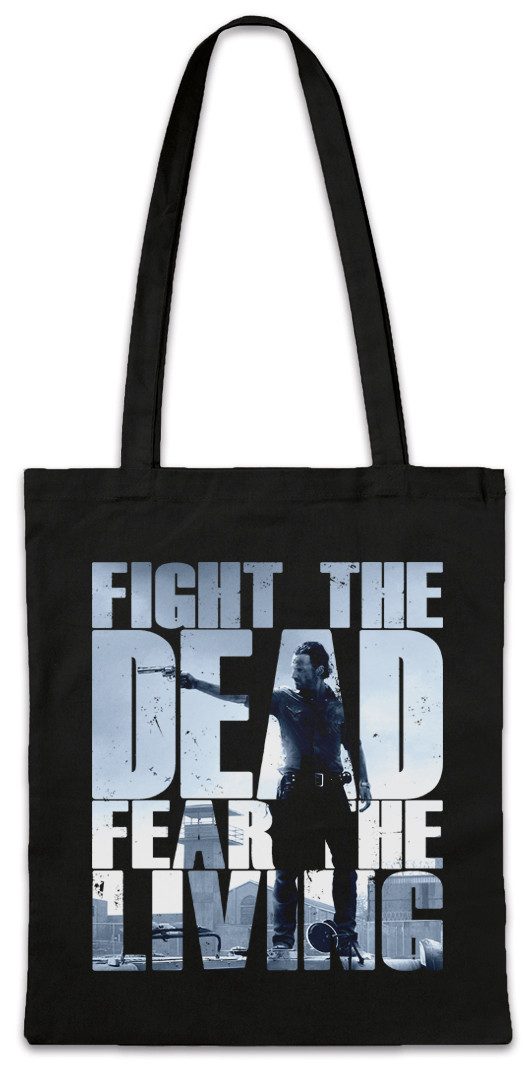 Beuteltasche Fight The Dead Fear The Living III Stofftasche Walking Rick Grimes