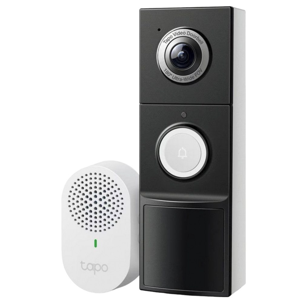 Tapo Smart Home Türklingel - Türsprechanlage - schwarz/weiß (Außenbereich)
