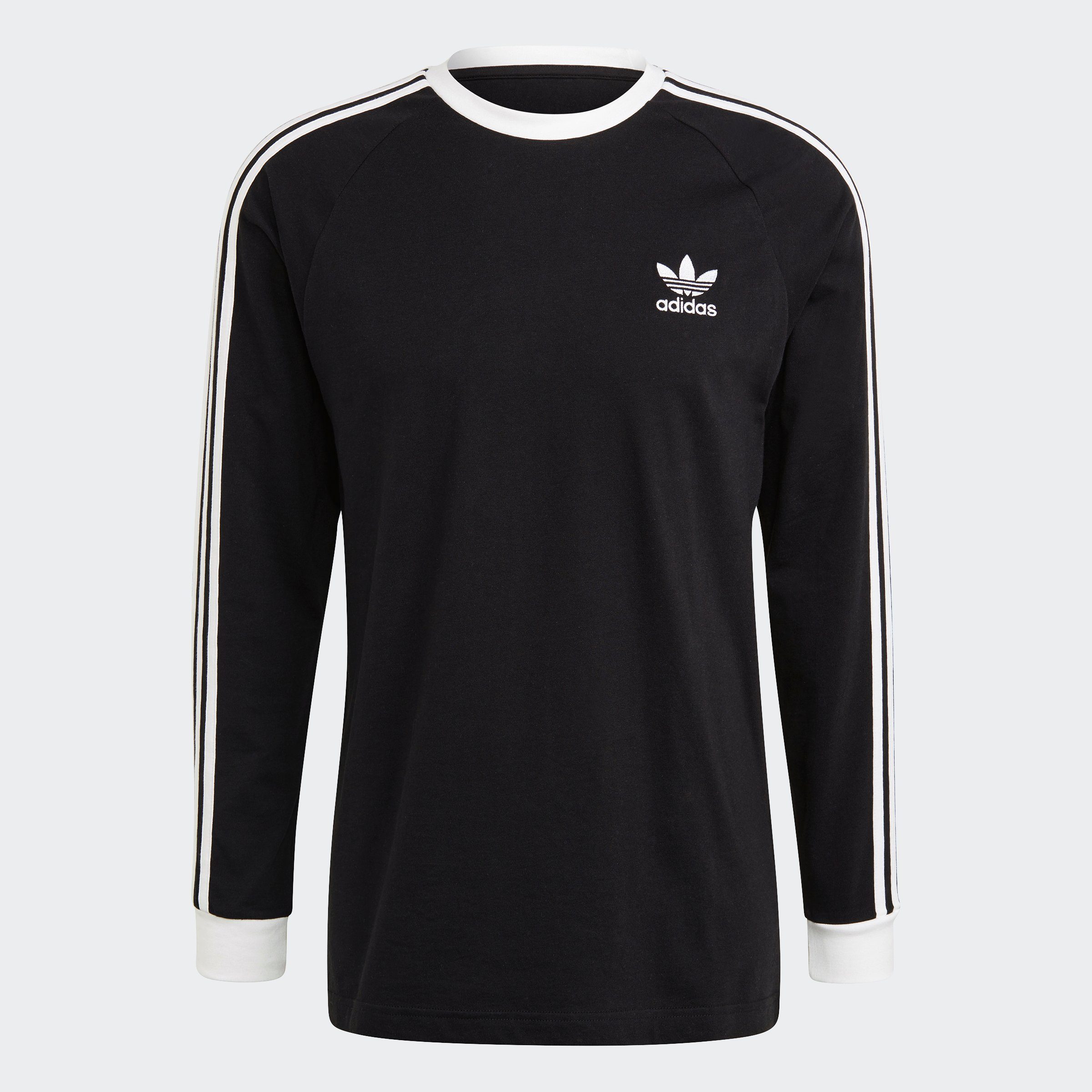 ADICOLOR LONGSLEEVE Originals Langarmshirt BLACK CLASSICS adidas 3-STREIFEN