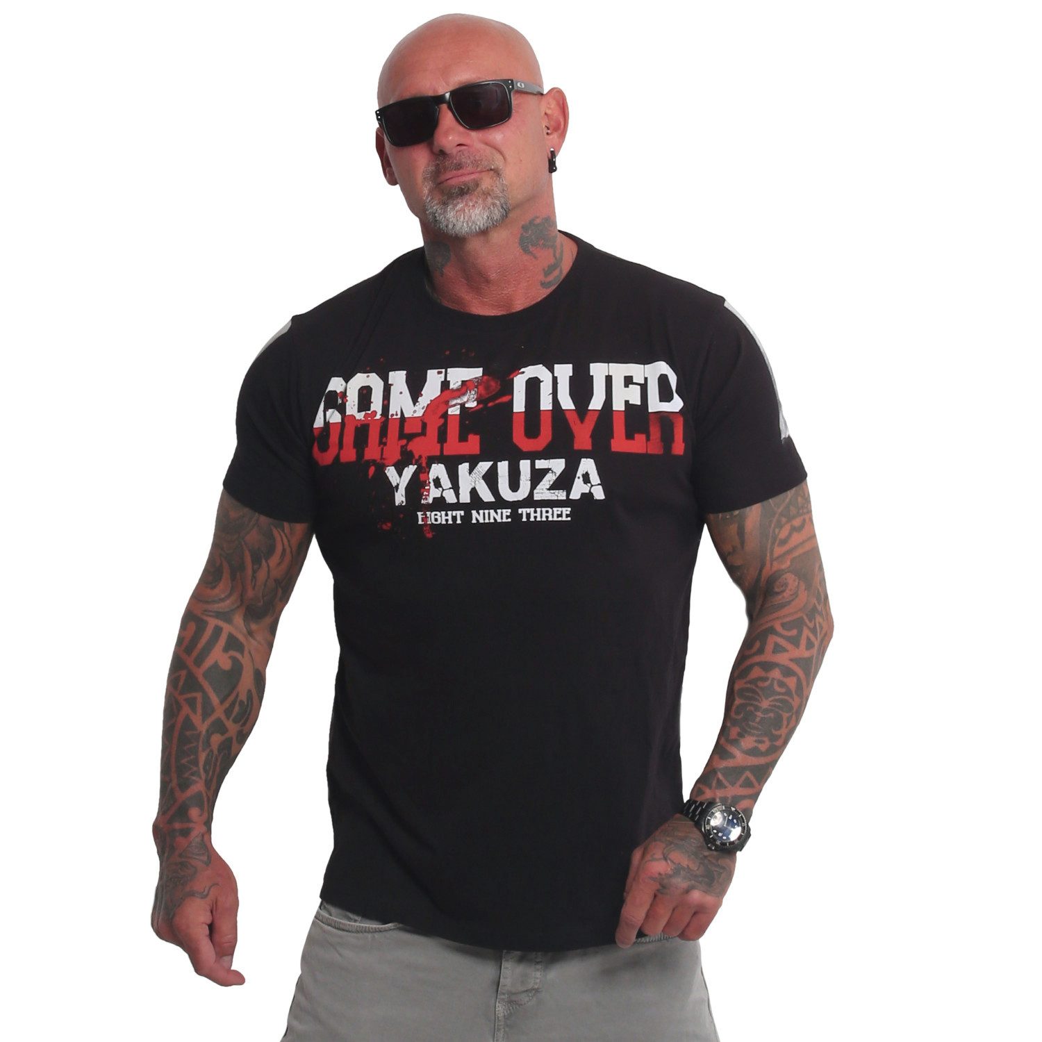 YAKUZA T-Shirt Skull V03 günstig online kaufen