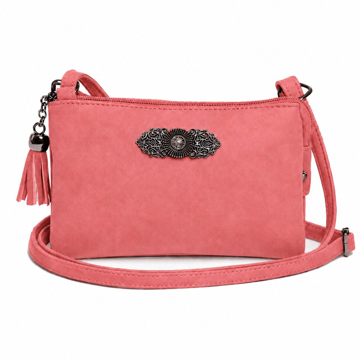 Der Trachtler Trachtentasche Damen Dirndltasche mit Zierteil, - stilvolles Trachten-Accessoire