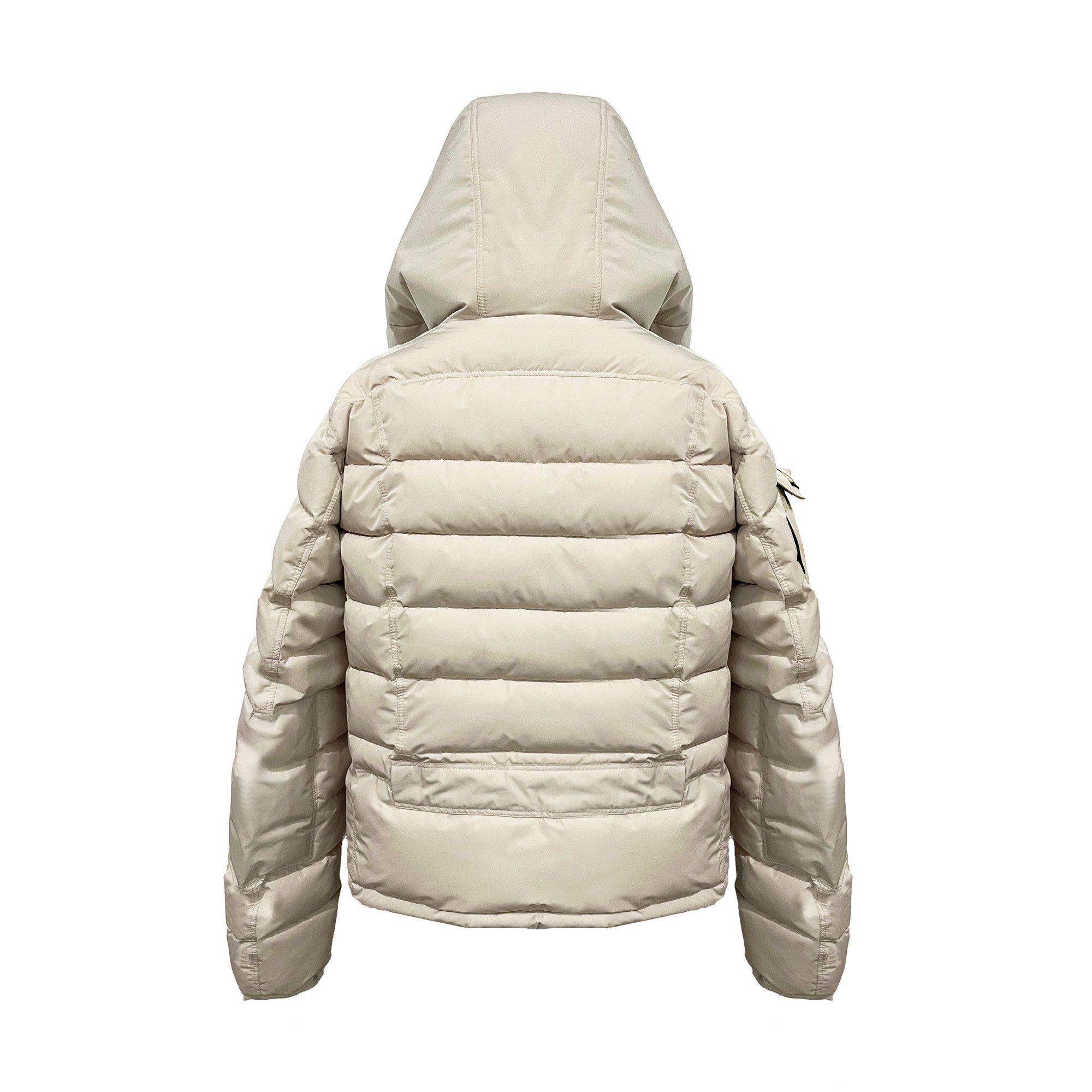 Lara Laurén Funktionsjacke kurze und warme Kapuzenjacke mit Teddyfell wasserabweisende und winddichte Übergangsjacke