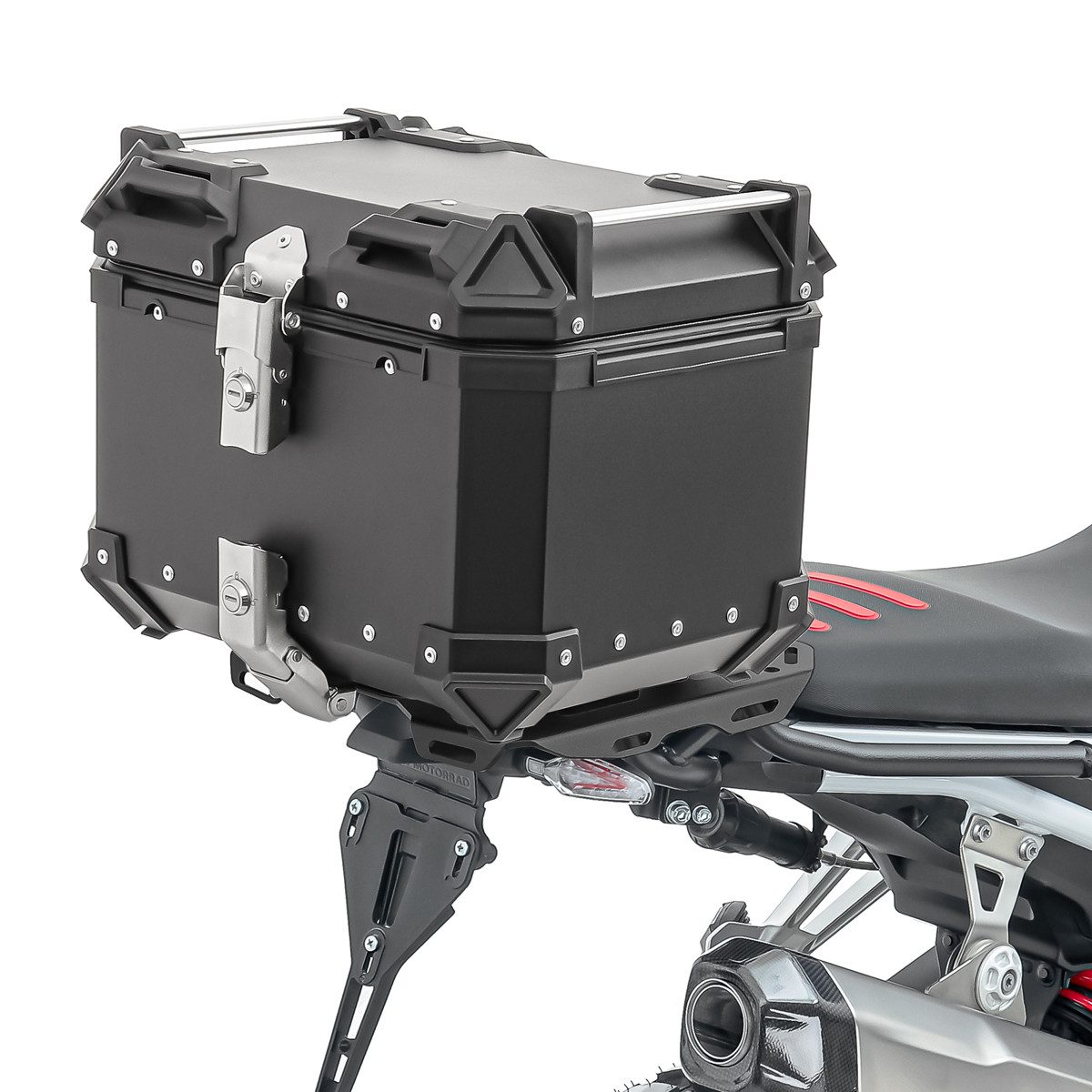 Bagtecs Topcase Set Alu Topcase + Gepäckbrücke passend für BMW F 900 GS 24-26 # XB35 s