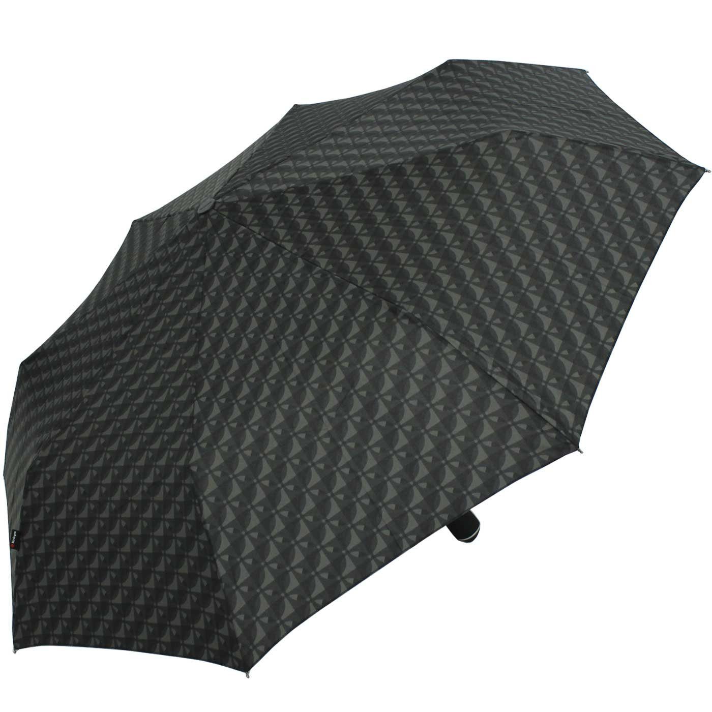 Duomatic große, Auf-Zu-Automatik Knirps® Nimbus black, mit Begleiter Large Taschenregenschirm - der stabile