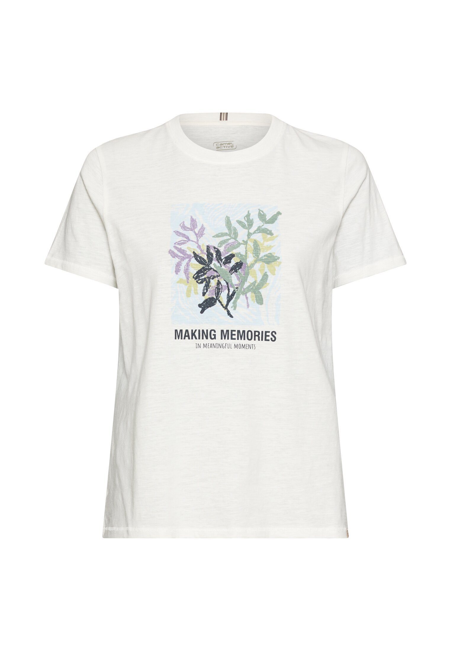 T-Shirt aus reiner Baumwolle Kurzarm