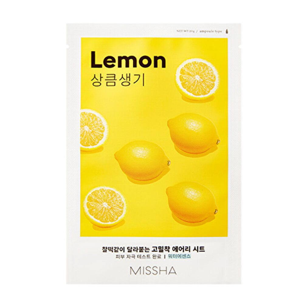Missha Gesichtsmaske Airy Fit Lemon Sheet Mask 19g
