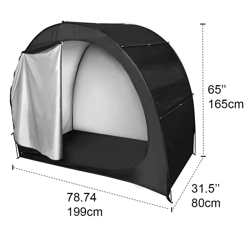Vanit Bikerzelt Fahrradzelt wasserdicht XU62 Zeltgarage Lagerzelt faltbar 200x80x160 c