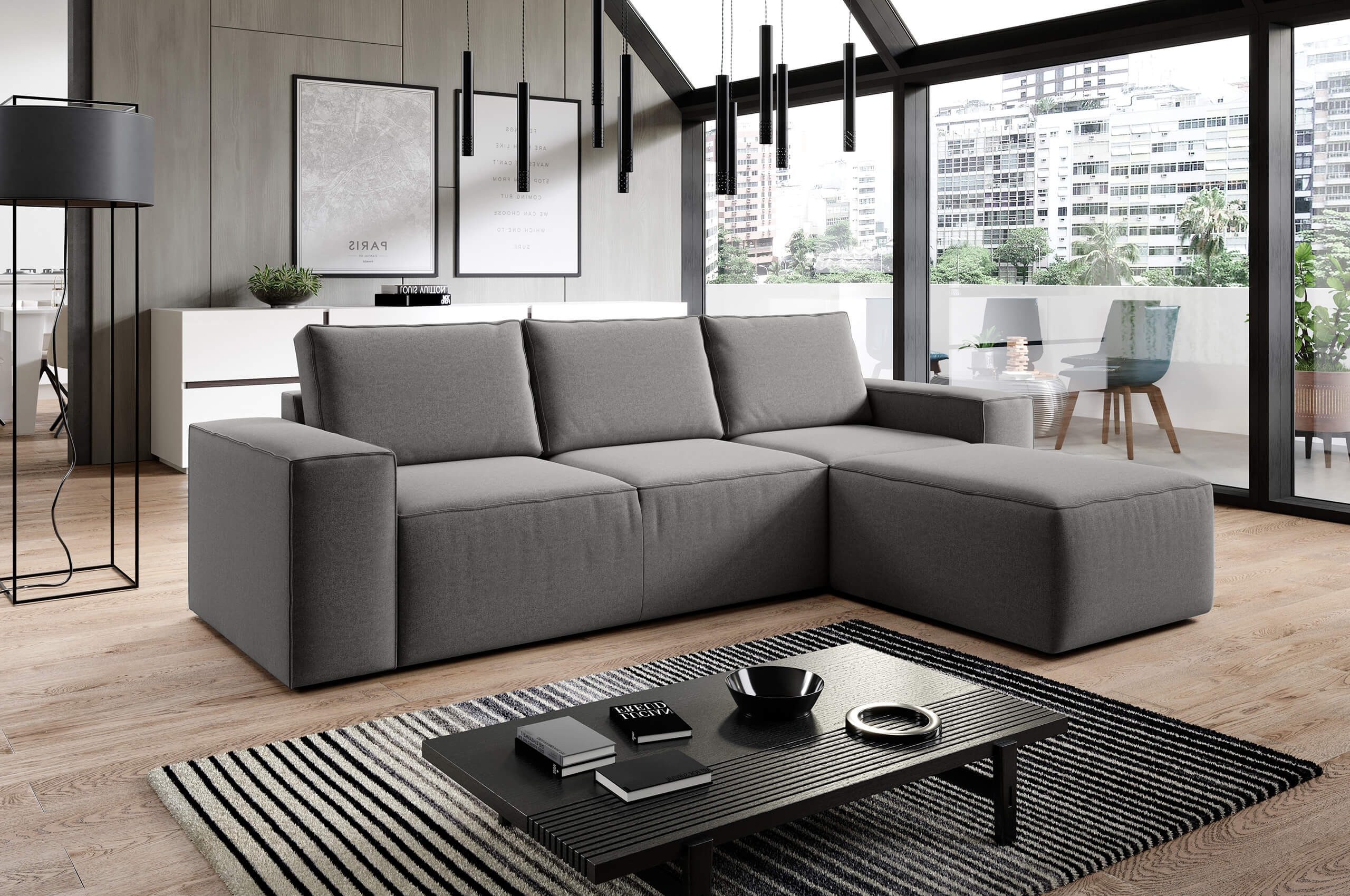 MF Design Polsterecke Rush, mit Bettfunktion