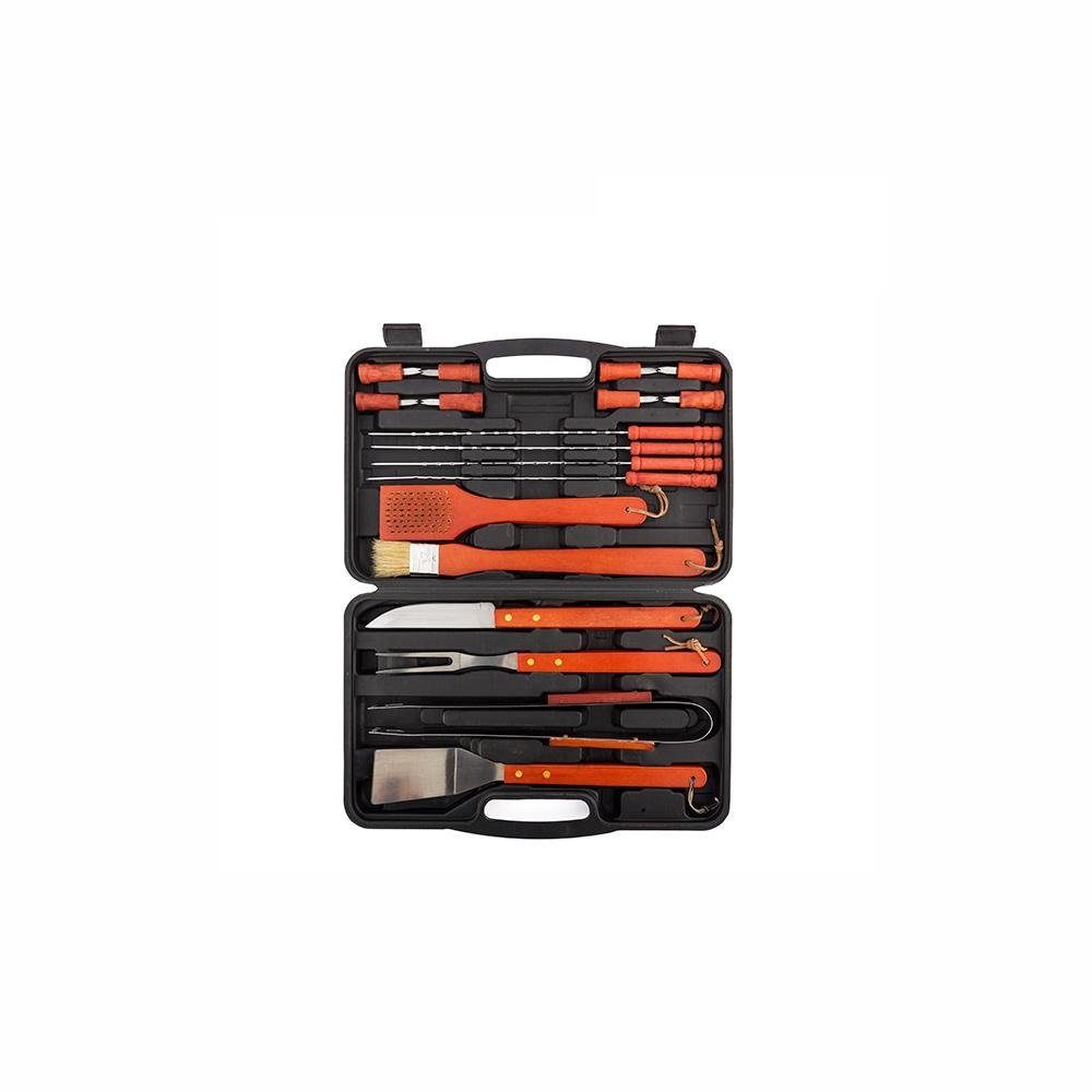 InnovaGoods Grillbesteck-Set BBQ Master Tools B1530174 Grillset 18-teilig, Grillkoffer, (18 tlg)
