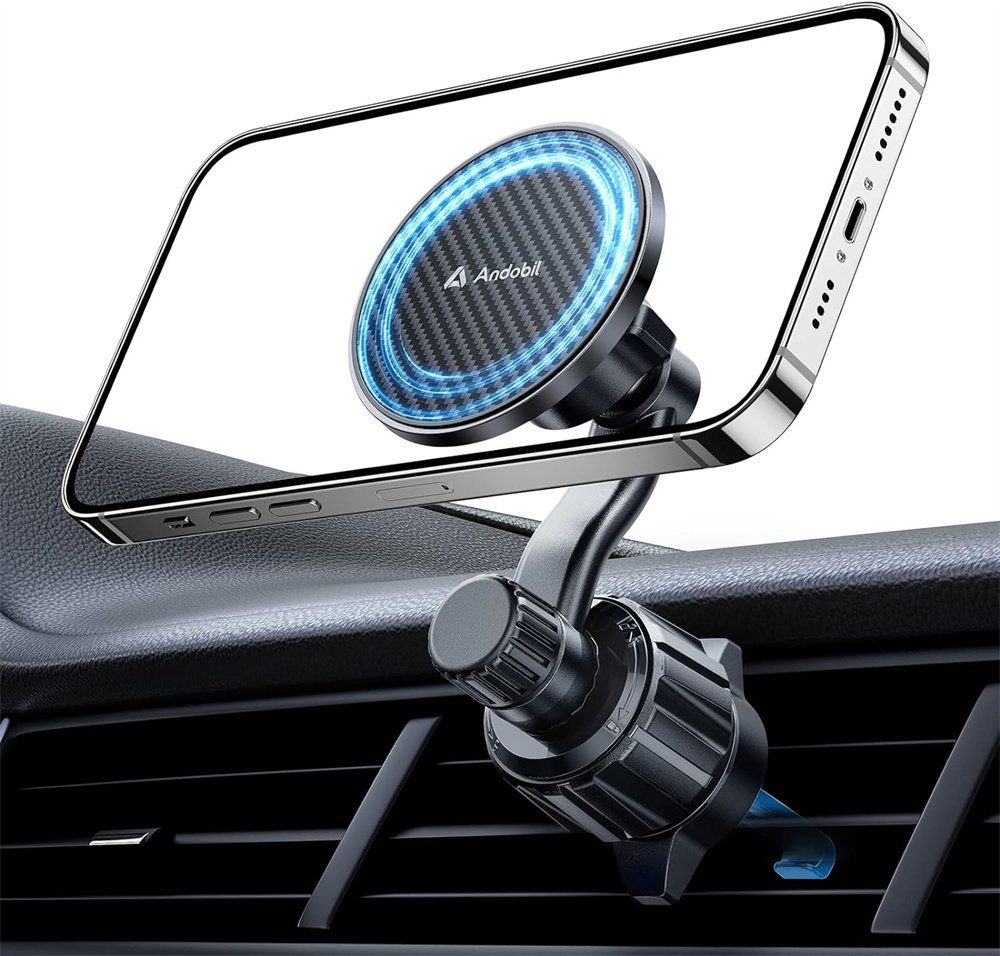 Uniquee Andobil Handyhalterung Auto Kompatibel mit MagSafe Autohalterung  Handy-Halterung