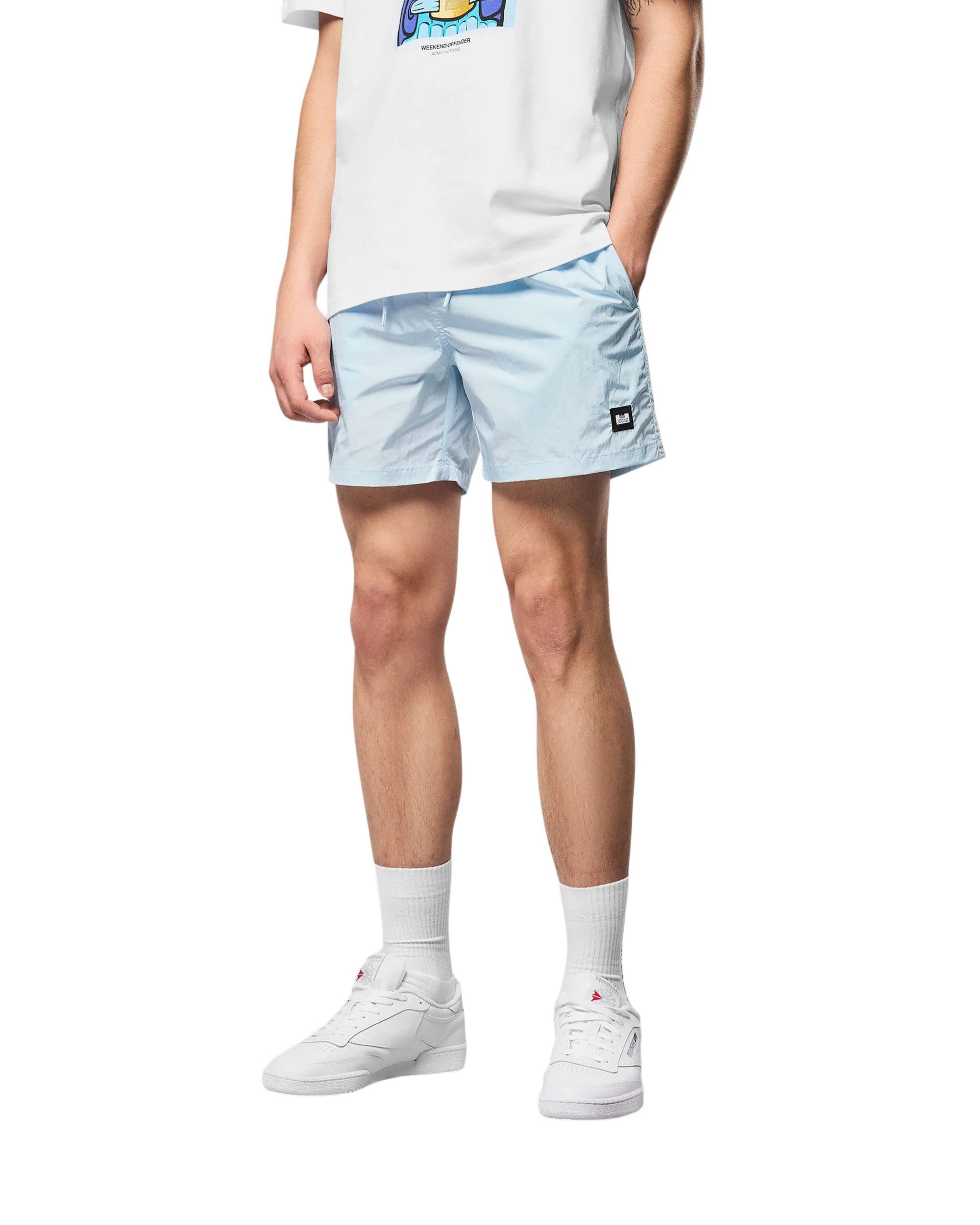Weekend Offender Badeshorts Badeshort Weekend Offender Stacks (1-St) Mit einer leicht benebelten, reflektierenden Oberfläche