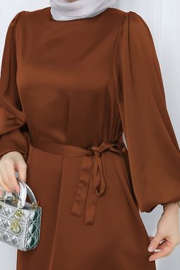 Modabout Maxikleid Langes Kleider Abaya Hijab Kleid Damen - NELB0007D4772KMT (1-tlg)