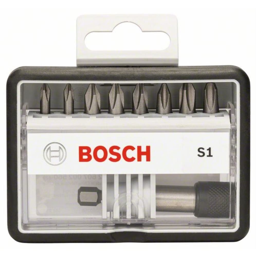 BOSCH Bit-Set 8 + 1 teilig. 25 mm