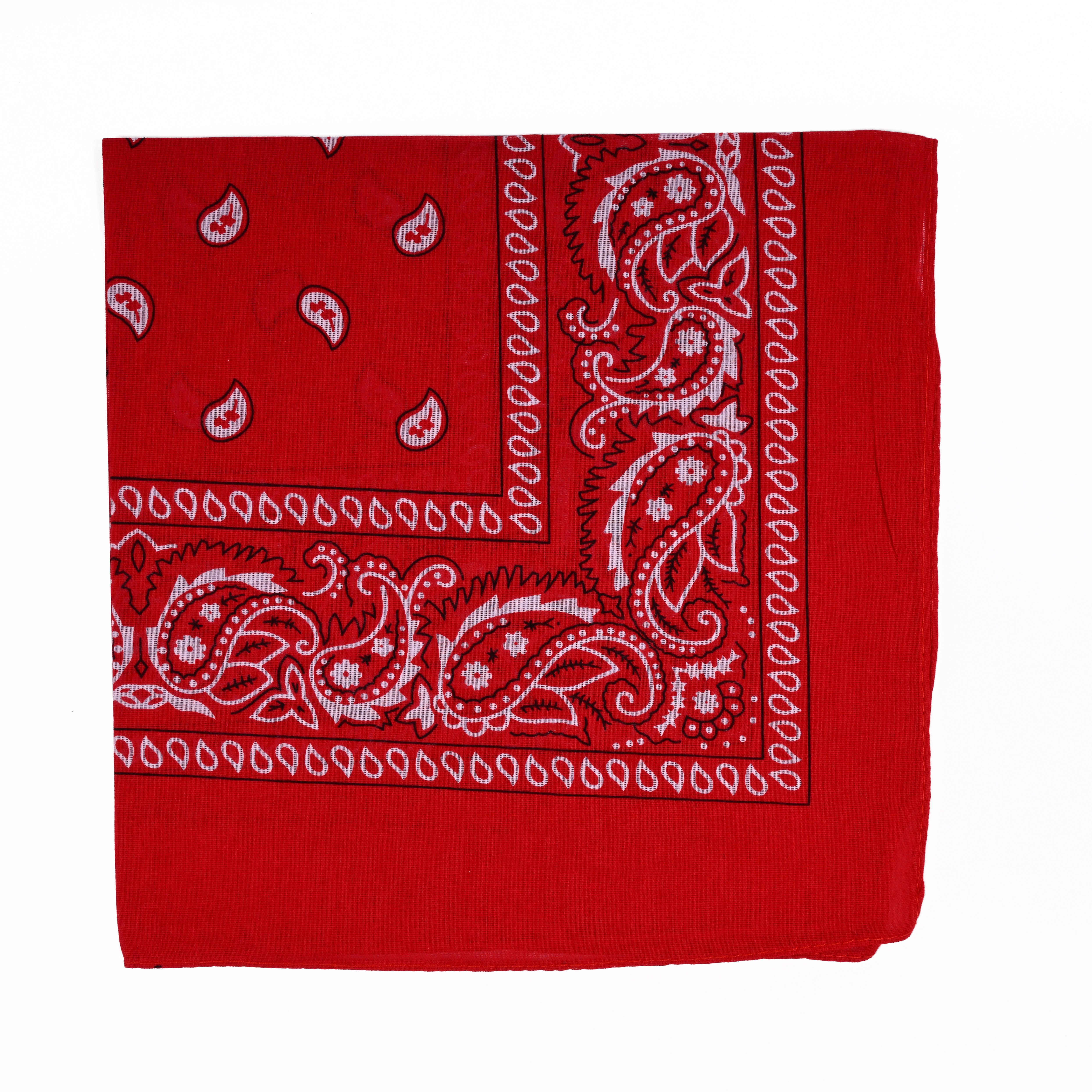 Modescout Stadler Bandana Bandana Paisley (3er Pack) 55x55 cm – Baumwolle Kopftuch Halstuch, (Spar-Set, 3er Set), Weich, atmungsaktiv und hautfreundlich
