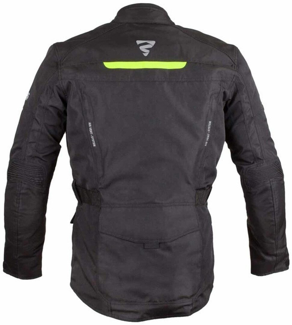 gms Motorradjacke GMS Gear Motorrad Textiljacke Wasserdicht Atmungsaktiv winddicht protektoren reflektierende reißve – Bild 4 von 4