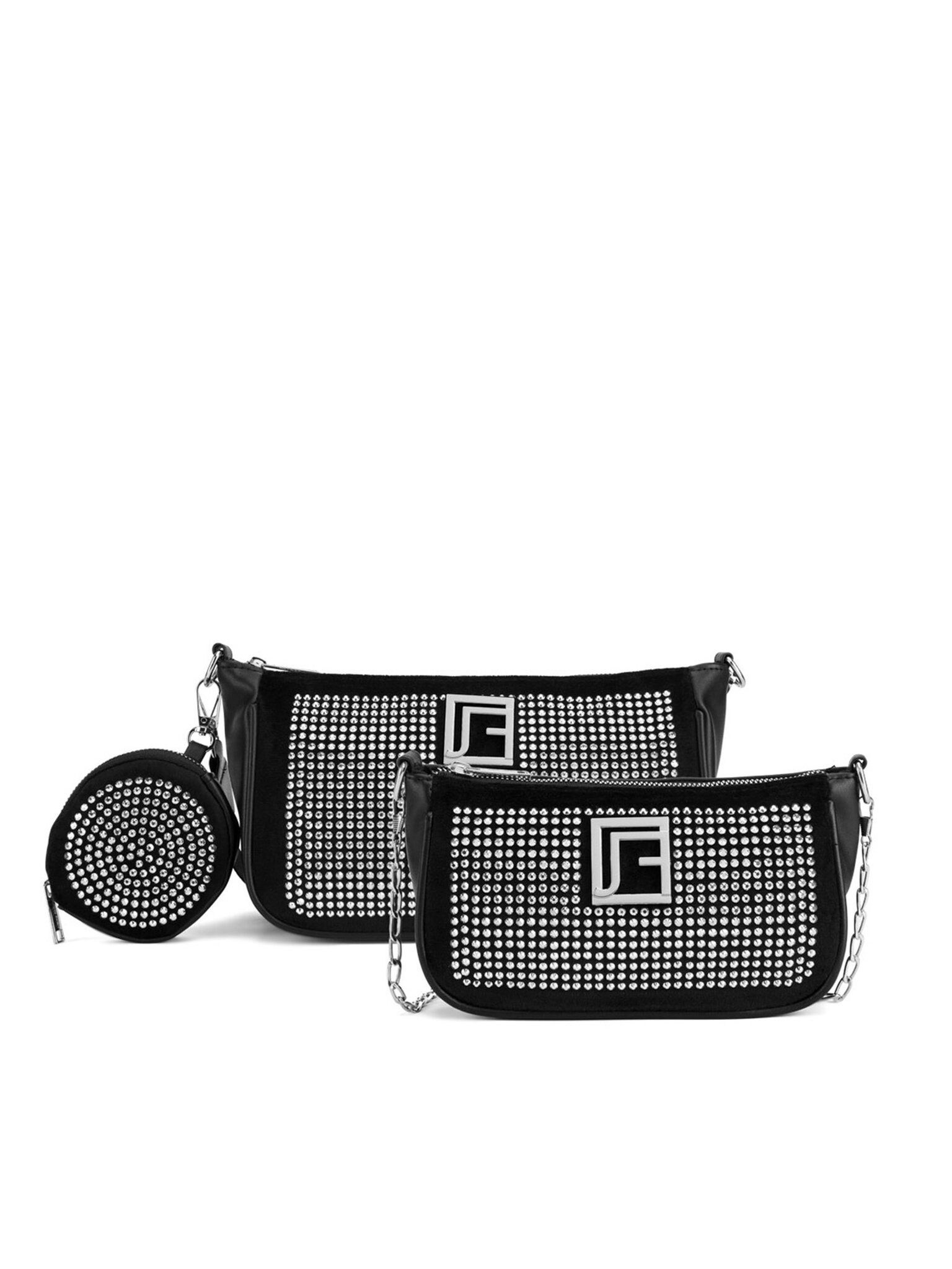 Handtasche Jenny Fairy Handtasche Damen JFR-L-026-06 Schwarz