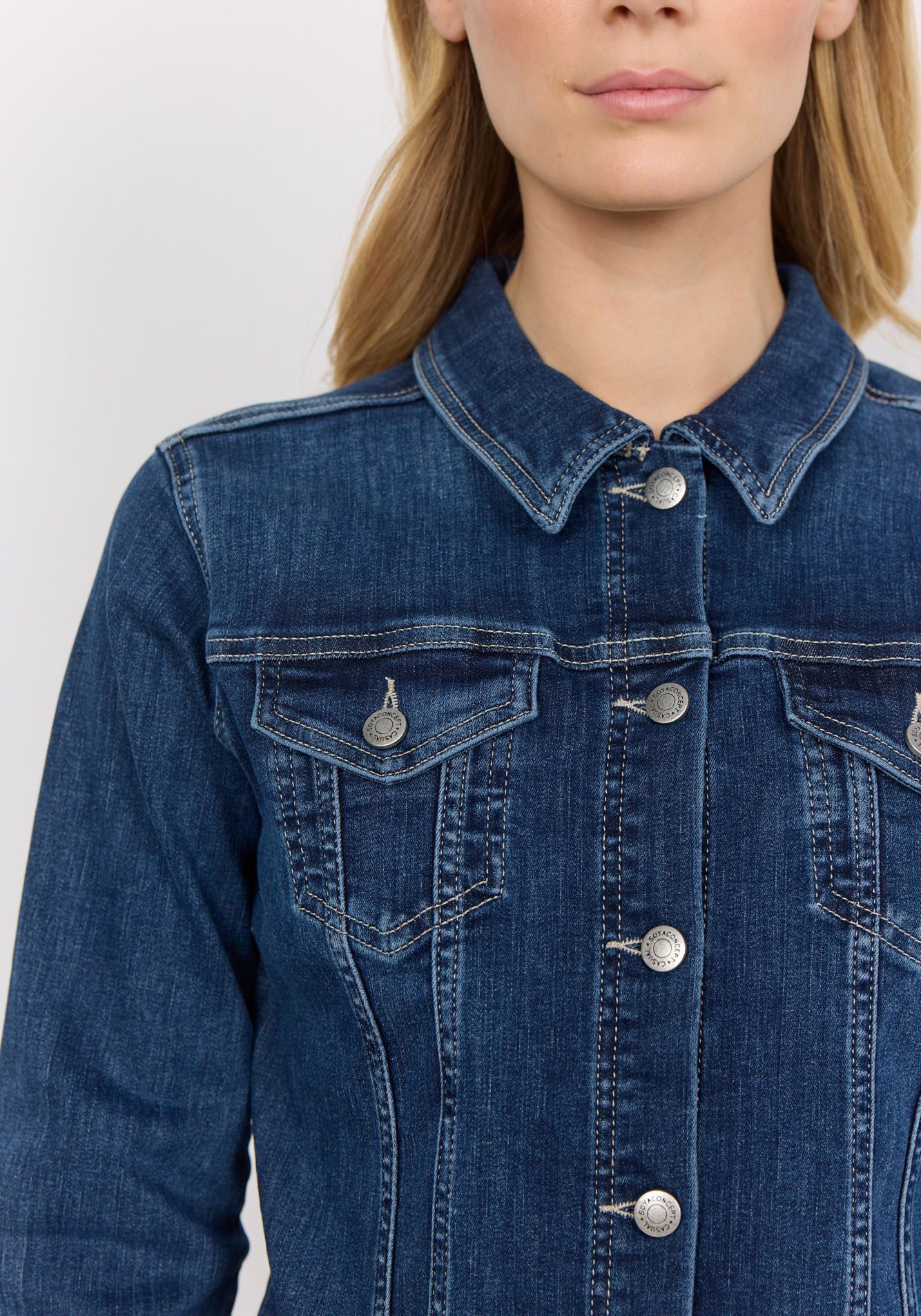 soyaconcept Jeansblazer SC-KIMBERLY 3 taillierte Form