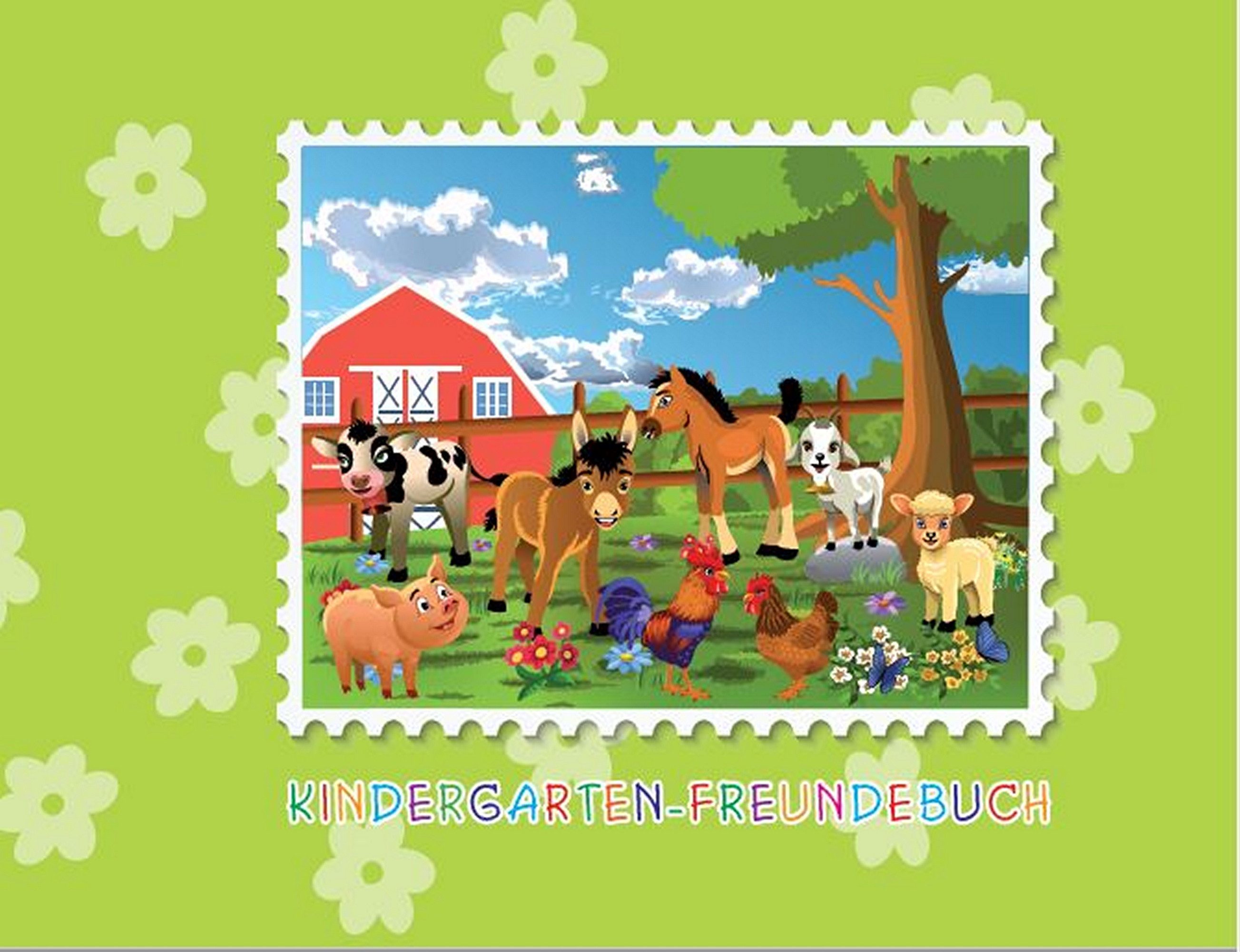 Poesiealbum Kindergarten-Freundebuch "Farm"