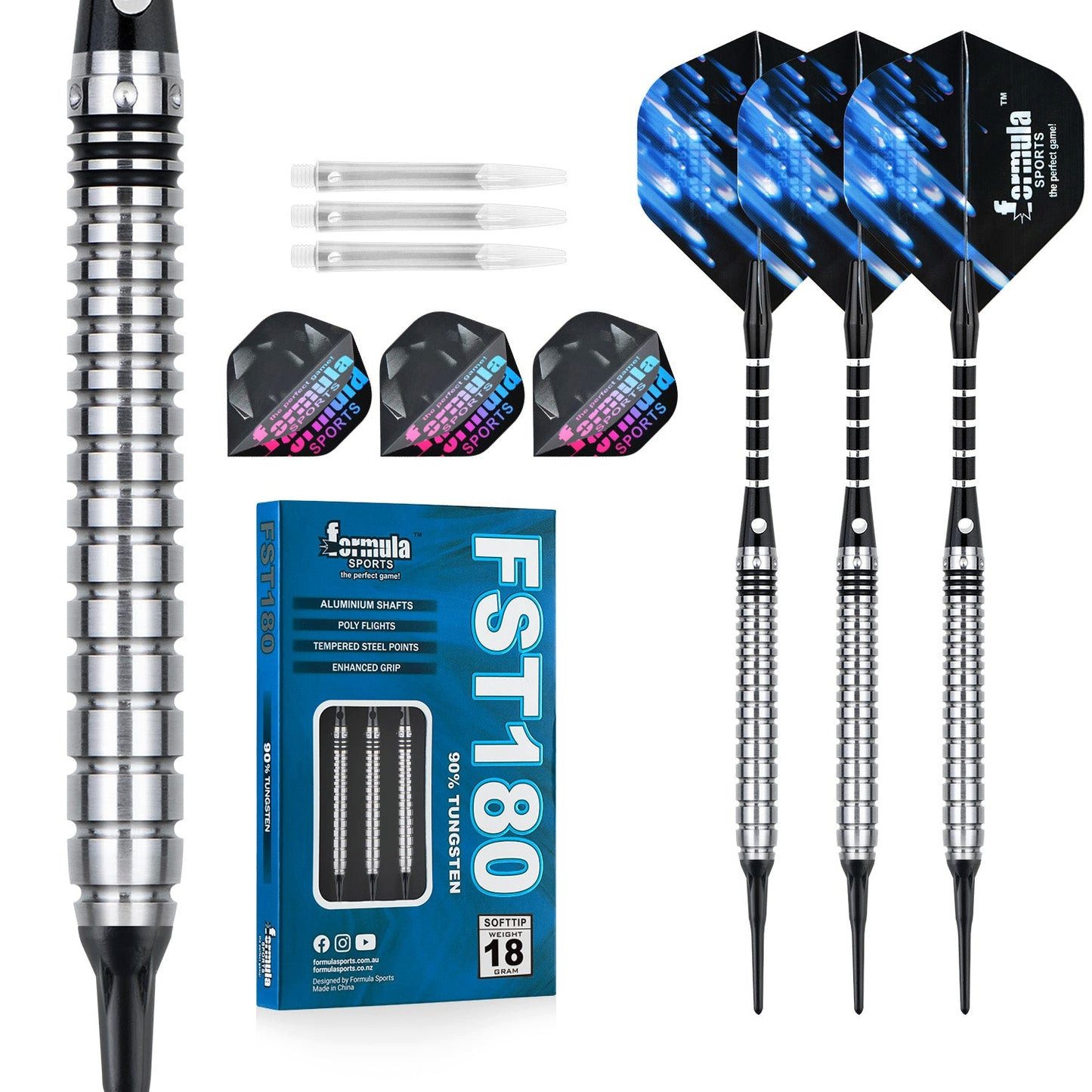 Dartpfeil GEN1 90% Wolfram Soft Tip 18g Softdart