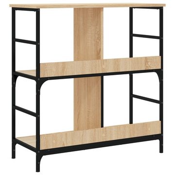 vidaXL Regal Bücherregal Sonoma-Eiche 78,5x33x82 cm Holzwerkstoff