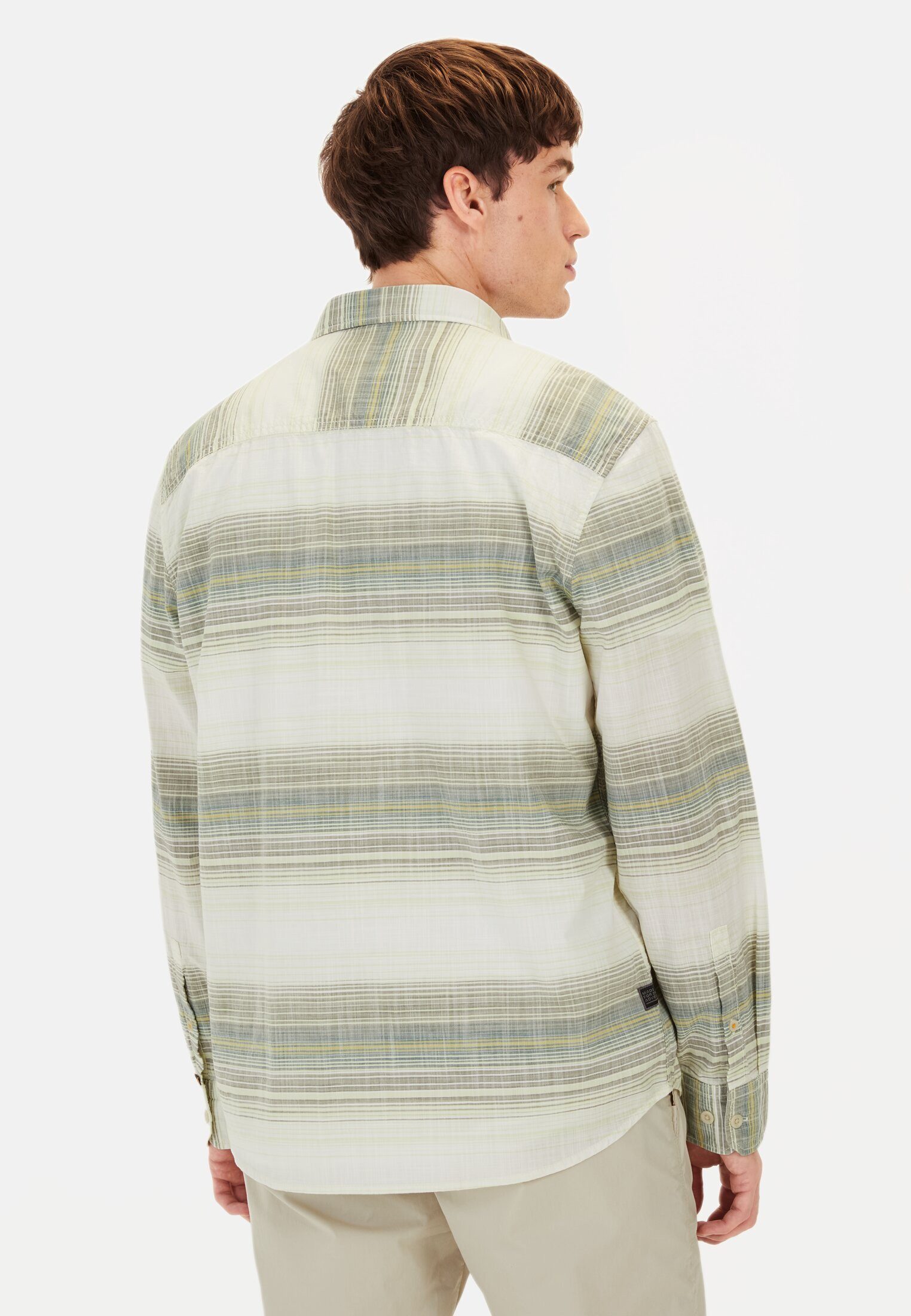 camel active Langarmhemd aus reiner Baumwolle günstig online kaufen