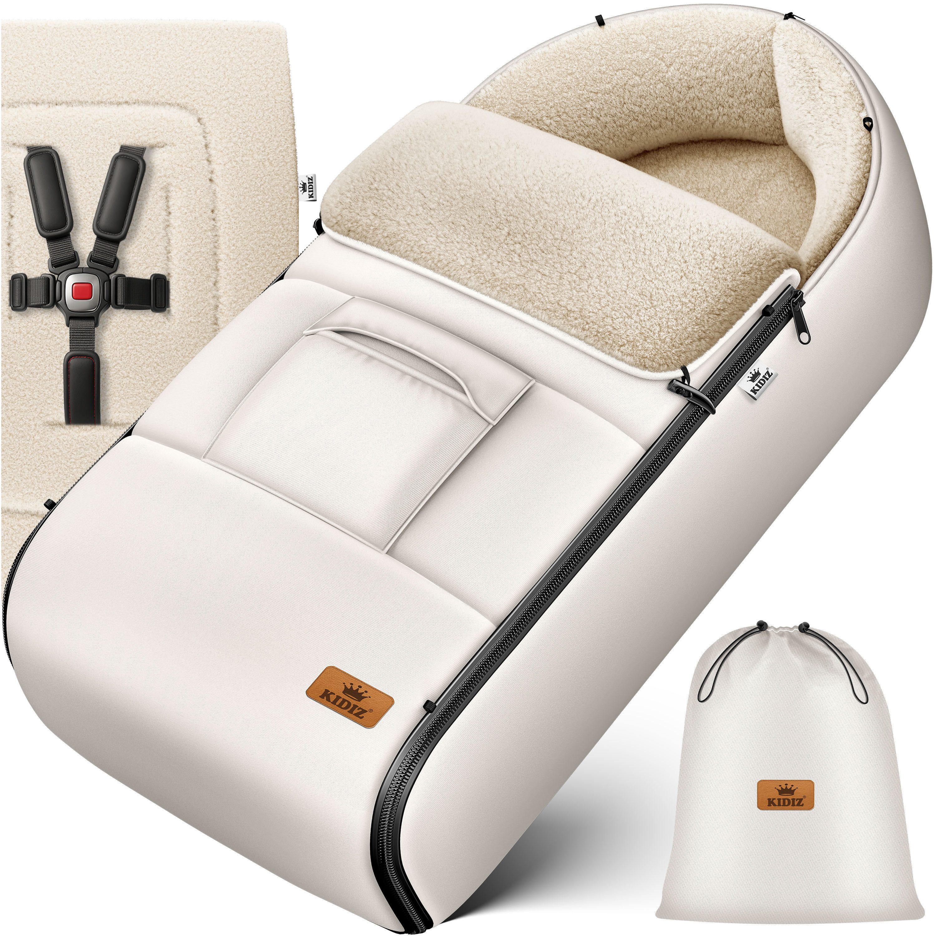 KIDIZ Babyschlafsack, Babyfußsack Baby Fußsack Winterfußsack Babyschale günstig online kaufen
