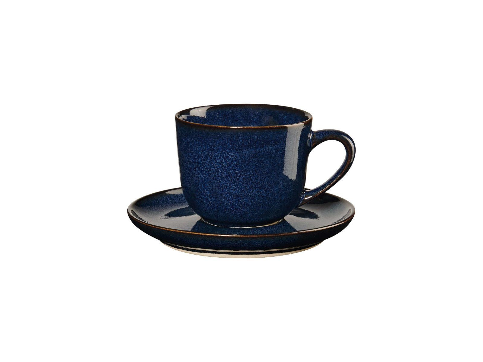 ASA SELECTION Espressotasse SAISONS Espressotasse m.Untert. midnightblue 0,09l, Steinzeug