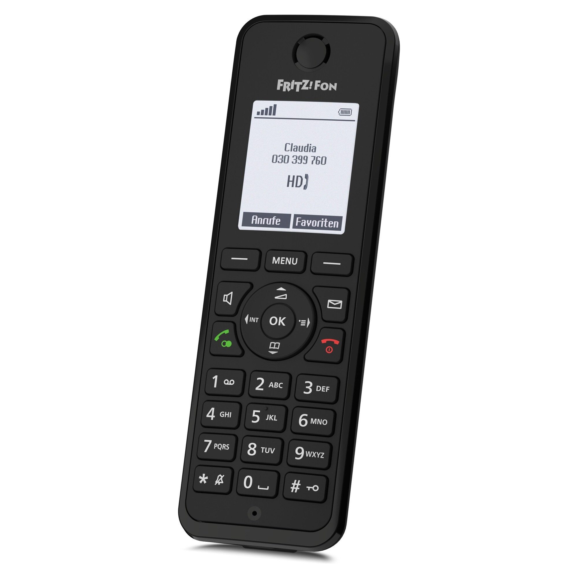 Fritz! FRITZ!Fon M3 Schnurloses DECT-Telefon (Mobilteile: 1, GAP, DECT, HD-Telefonie, 1,8" Display, Smart Home, Anrufbeantworter, DECT Eco)