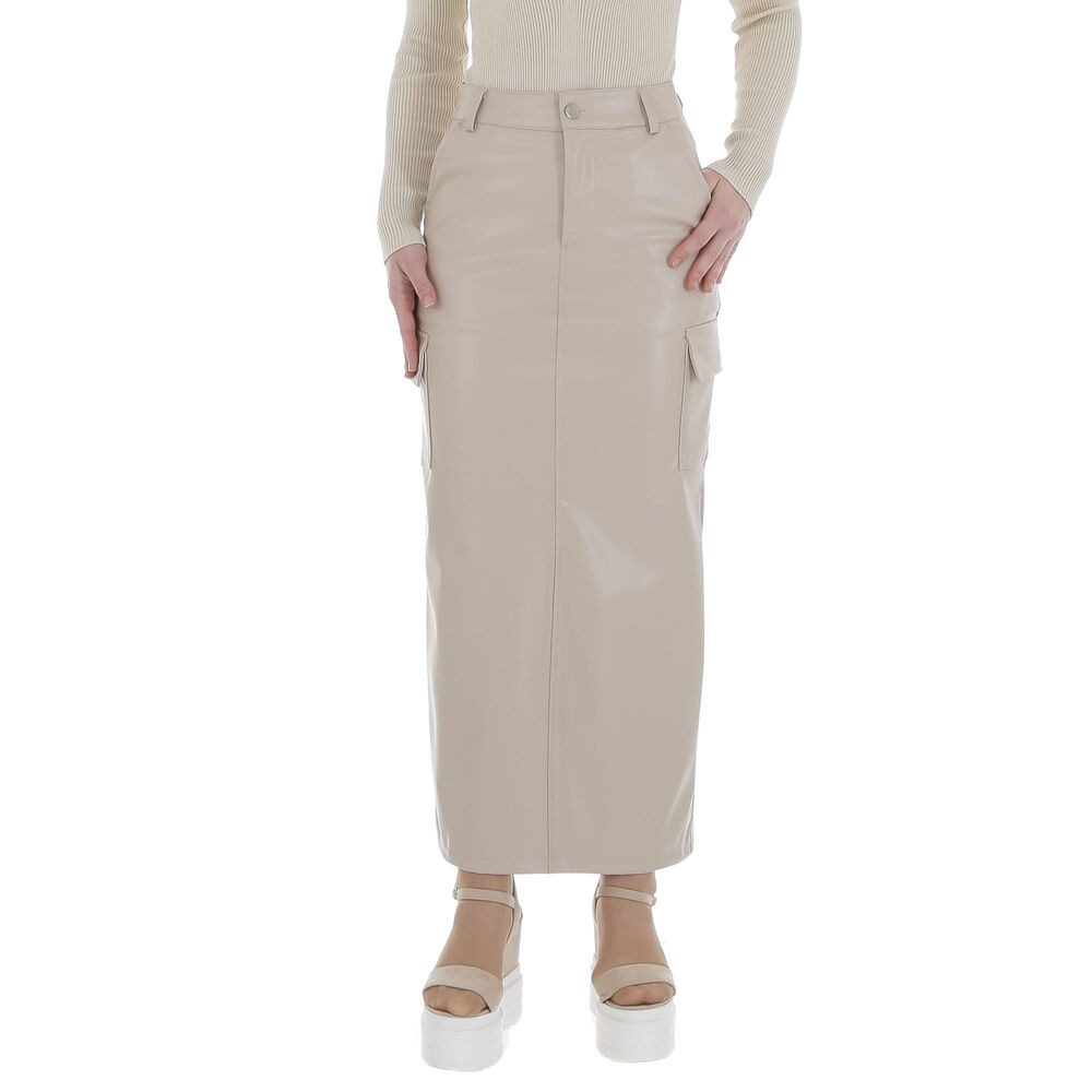 Ital-Design Lederimitatrock Damen Elegant (86365165) Stretch günstig online kaufen