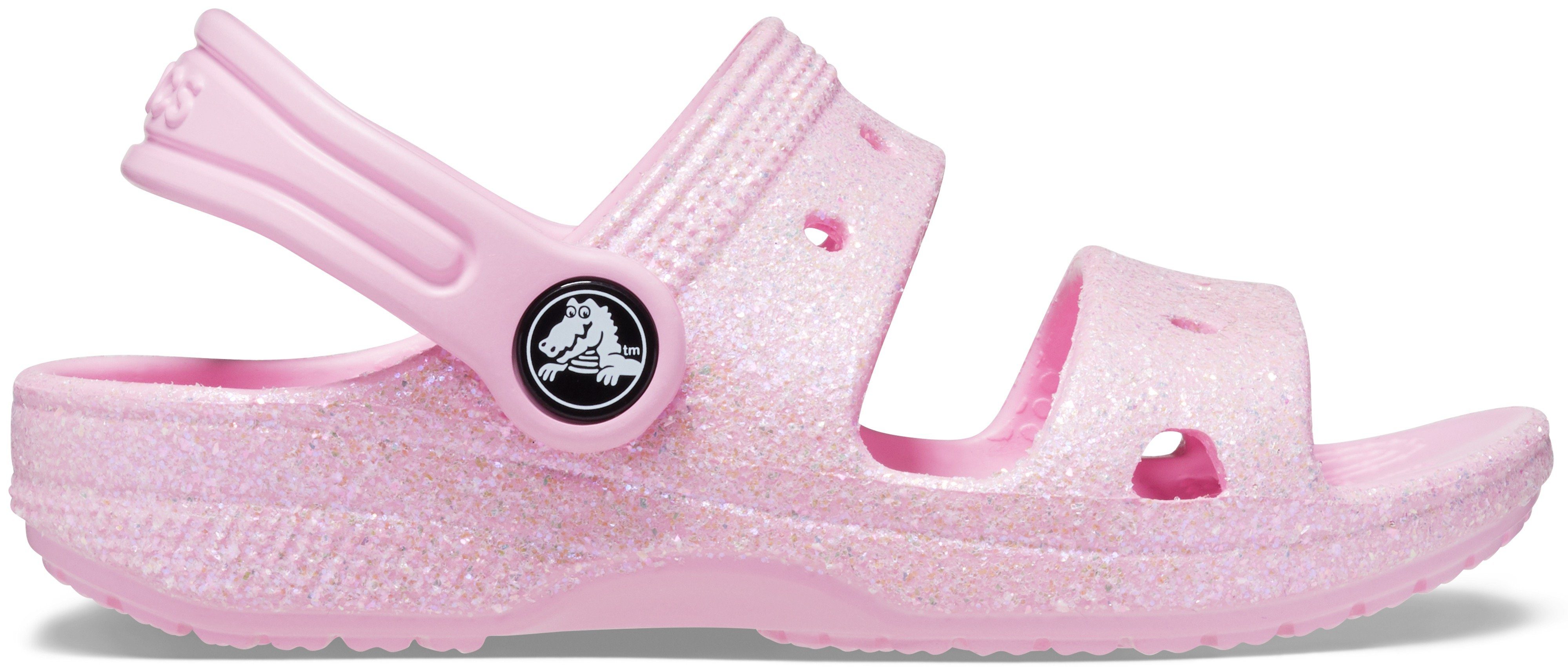 Crocs Sandal Crocs T mit allover Glitter Classic Badesandale Glitzer