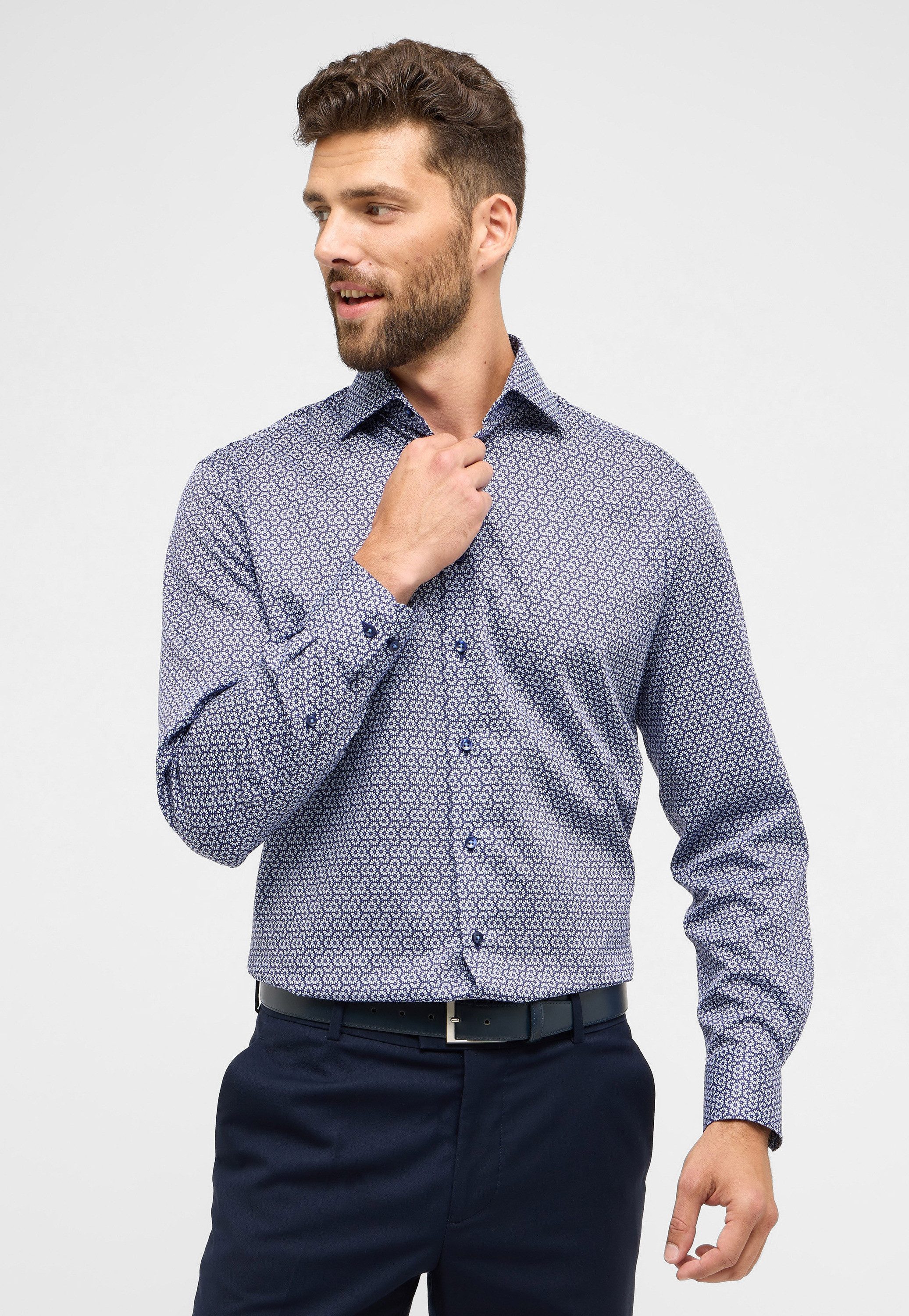 Eterna Langarmhemd COMFORT FIT NON IRON (bügelfrei) günstig online kaufen