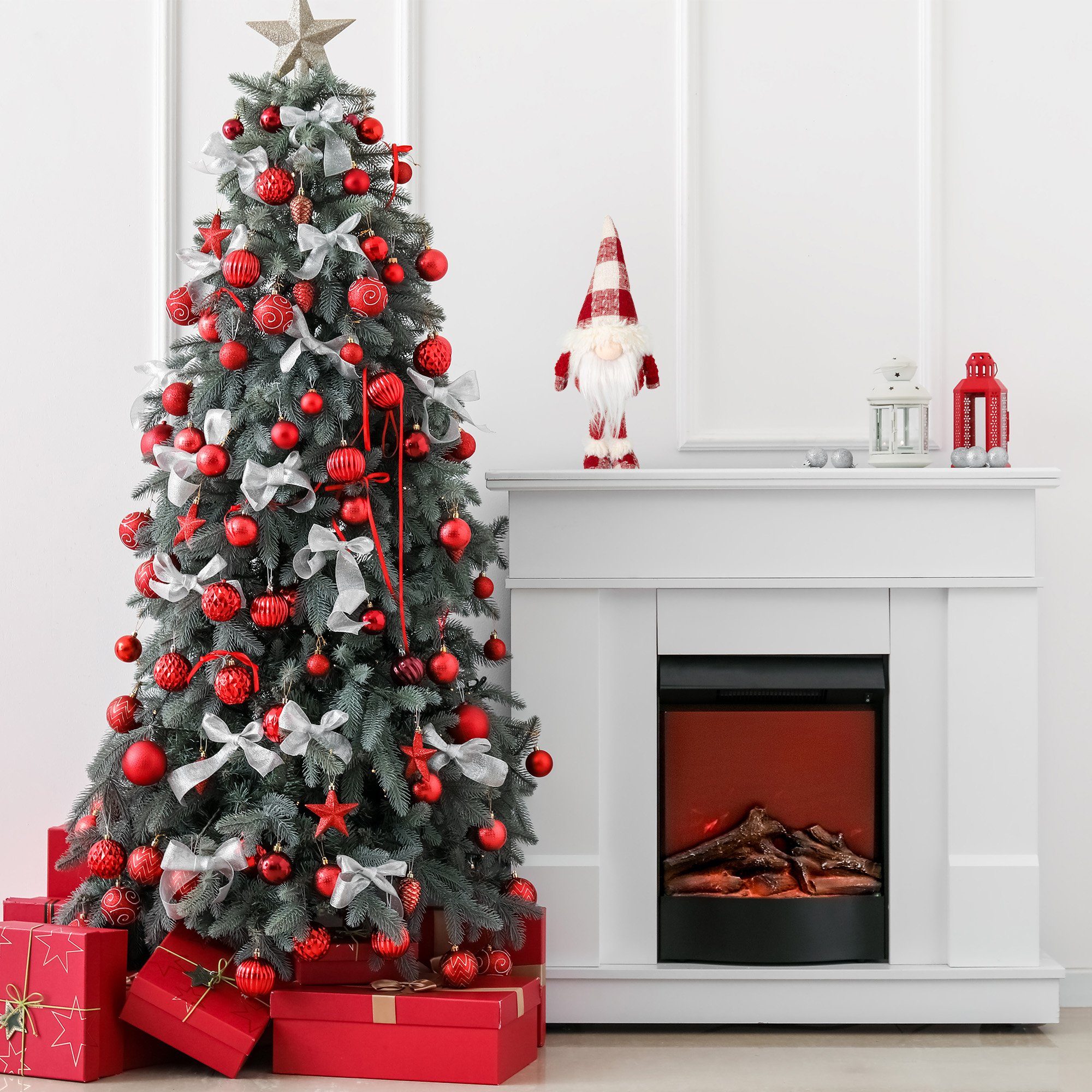 Lemodo Wichtel stehender Weihnachtswichtel aus Stoff, versch. Größen (1 St)