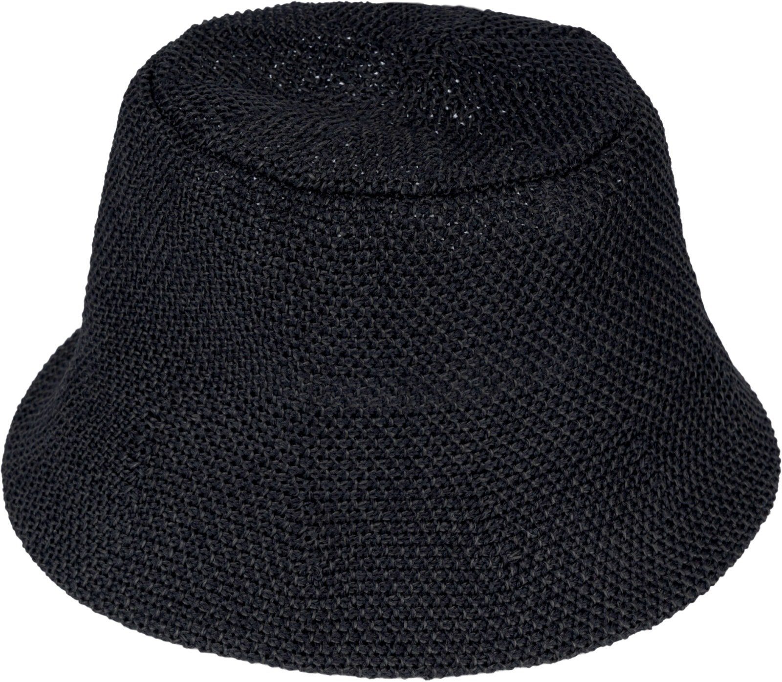 styleBREAKER Fischerhut Fischerhut aus Papierstroh - Knautschhut (1-St)