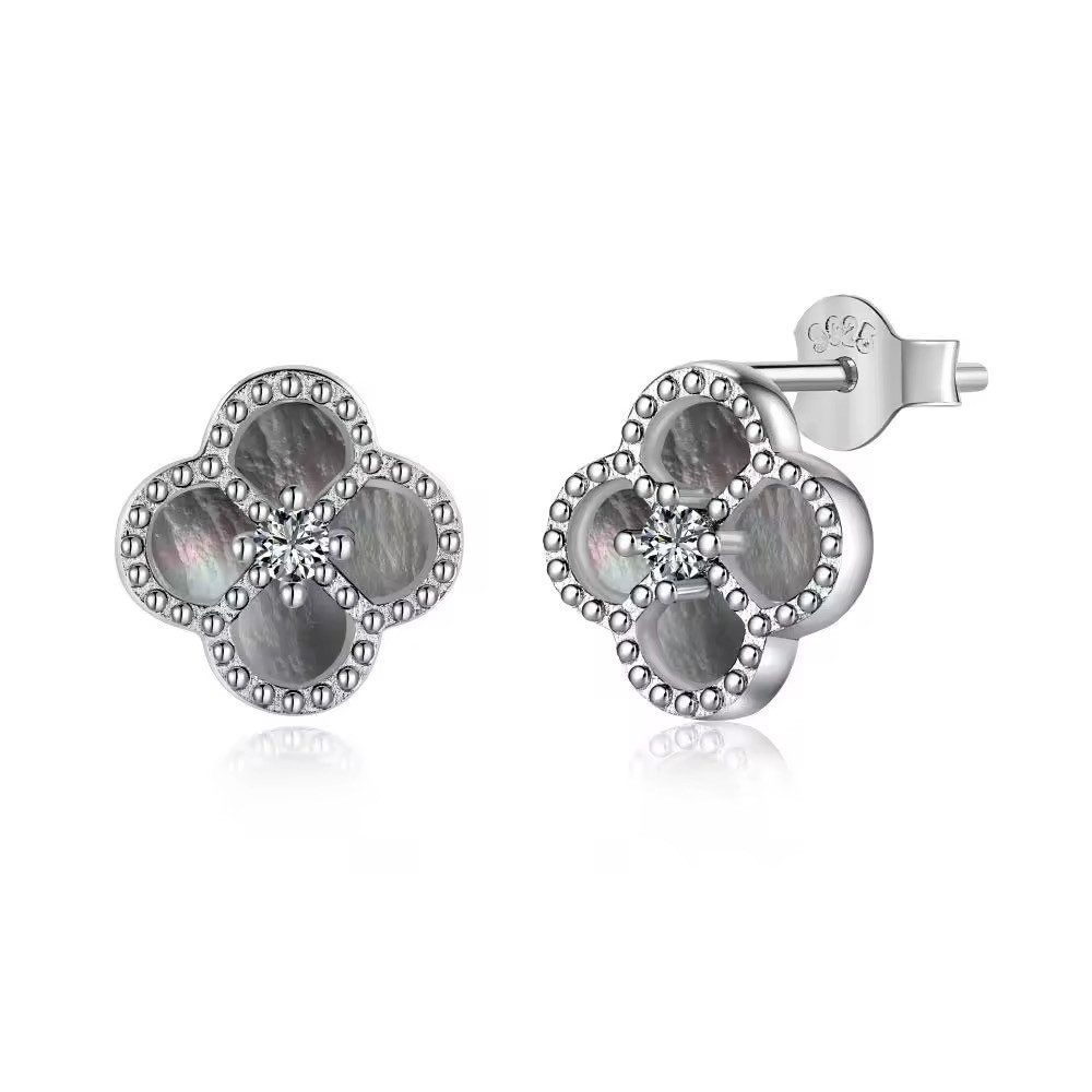 ROUGEMONT Paar Ohrstecker Glücksbringer Kleeblatt Ohrstecker günstig online kaufen