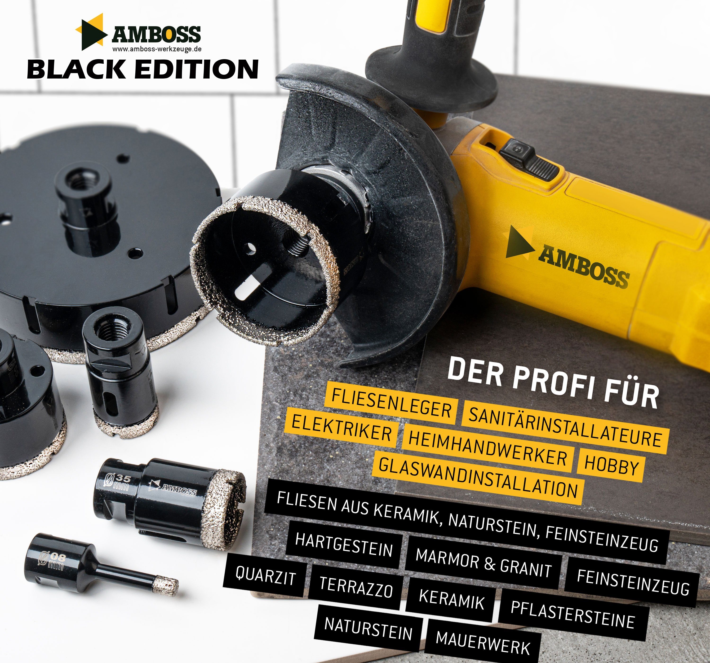 Amboss Werkzeuge Diamanttrockenbohrer Diamant bestreute Bohrkrone günstig online kaufen