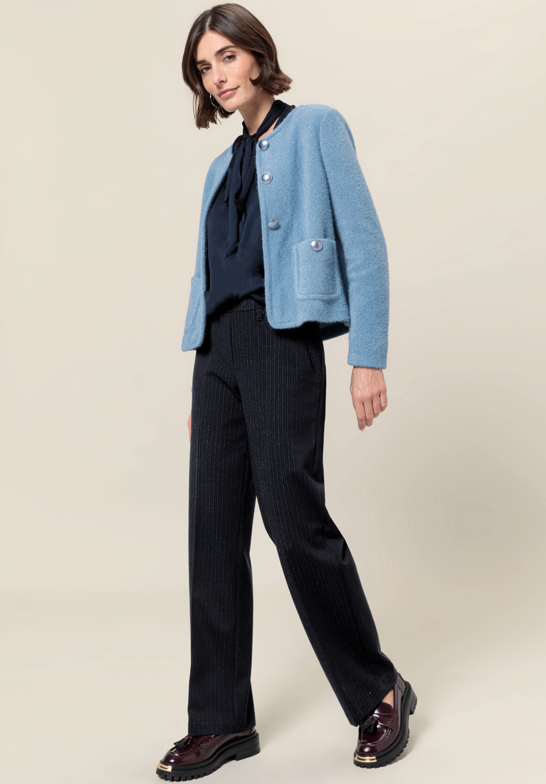 bianca Schluppenbluse RABIA