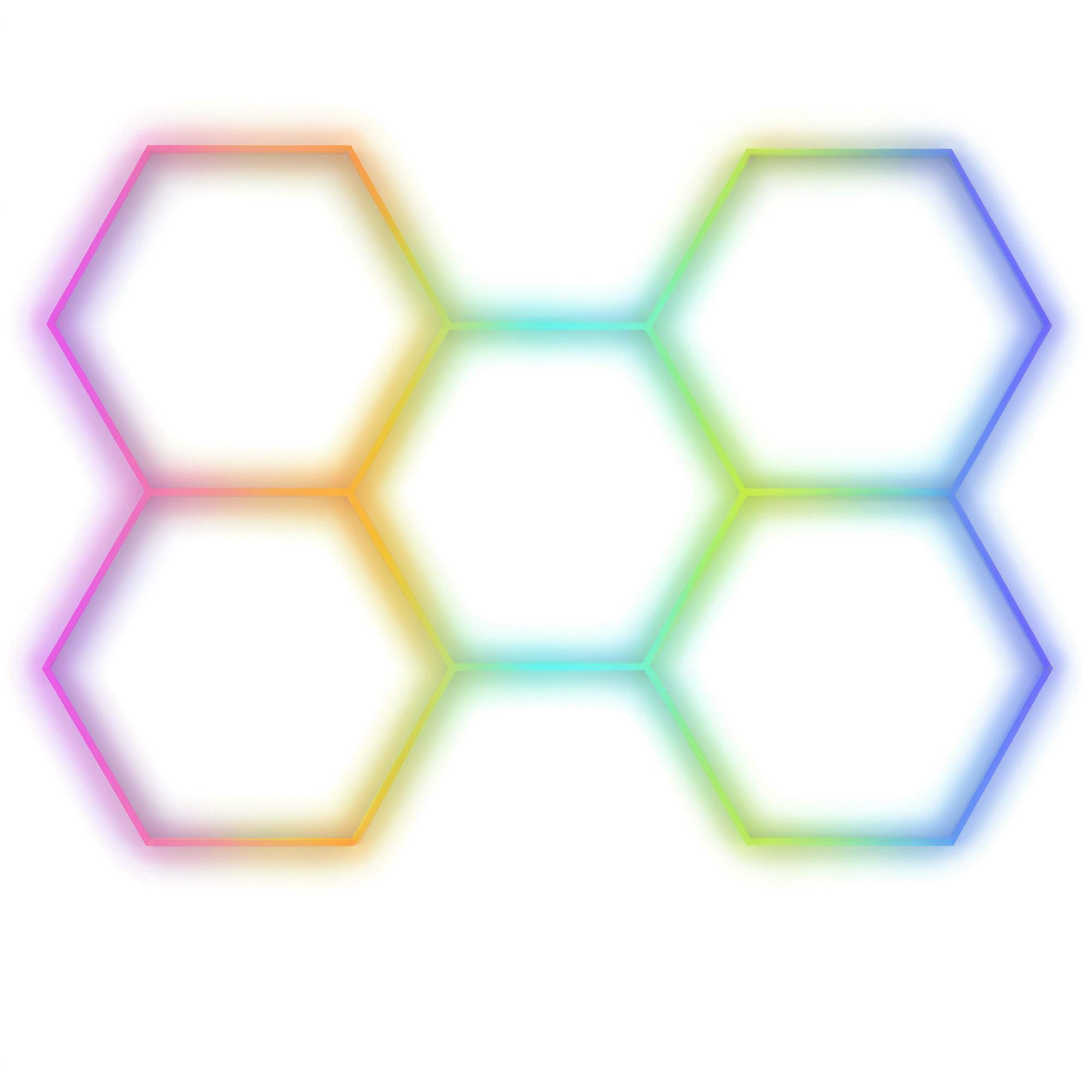 Barberpub Deckenleuchten BarberPub Hexagon Deckenleuchte LED Garage Light L günstig online kaufen