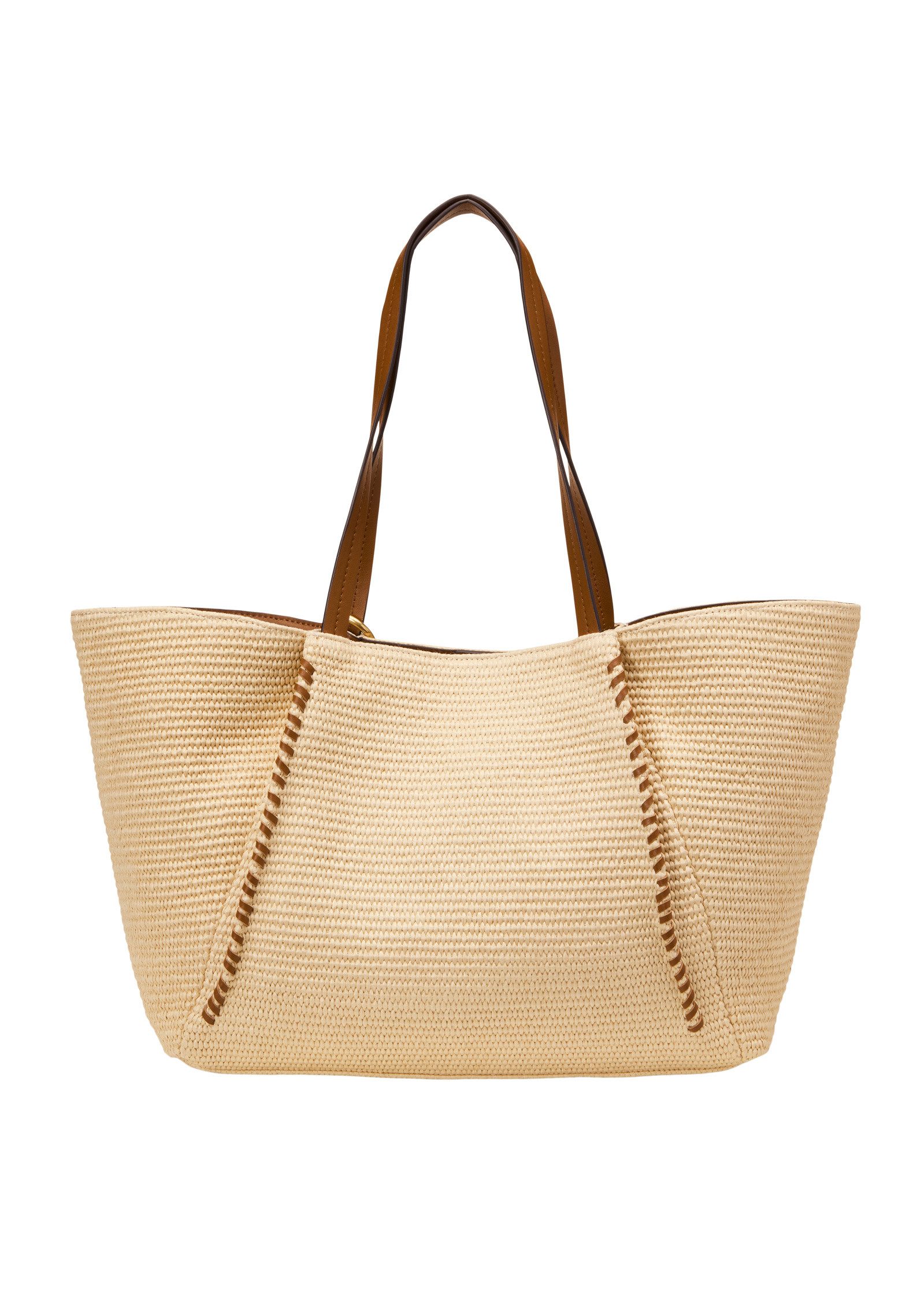 Marc O'Polo Shopper mit edlen Echtleder-Details