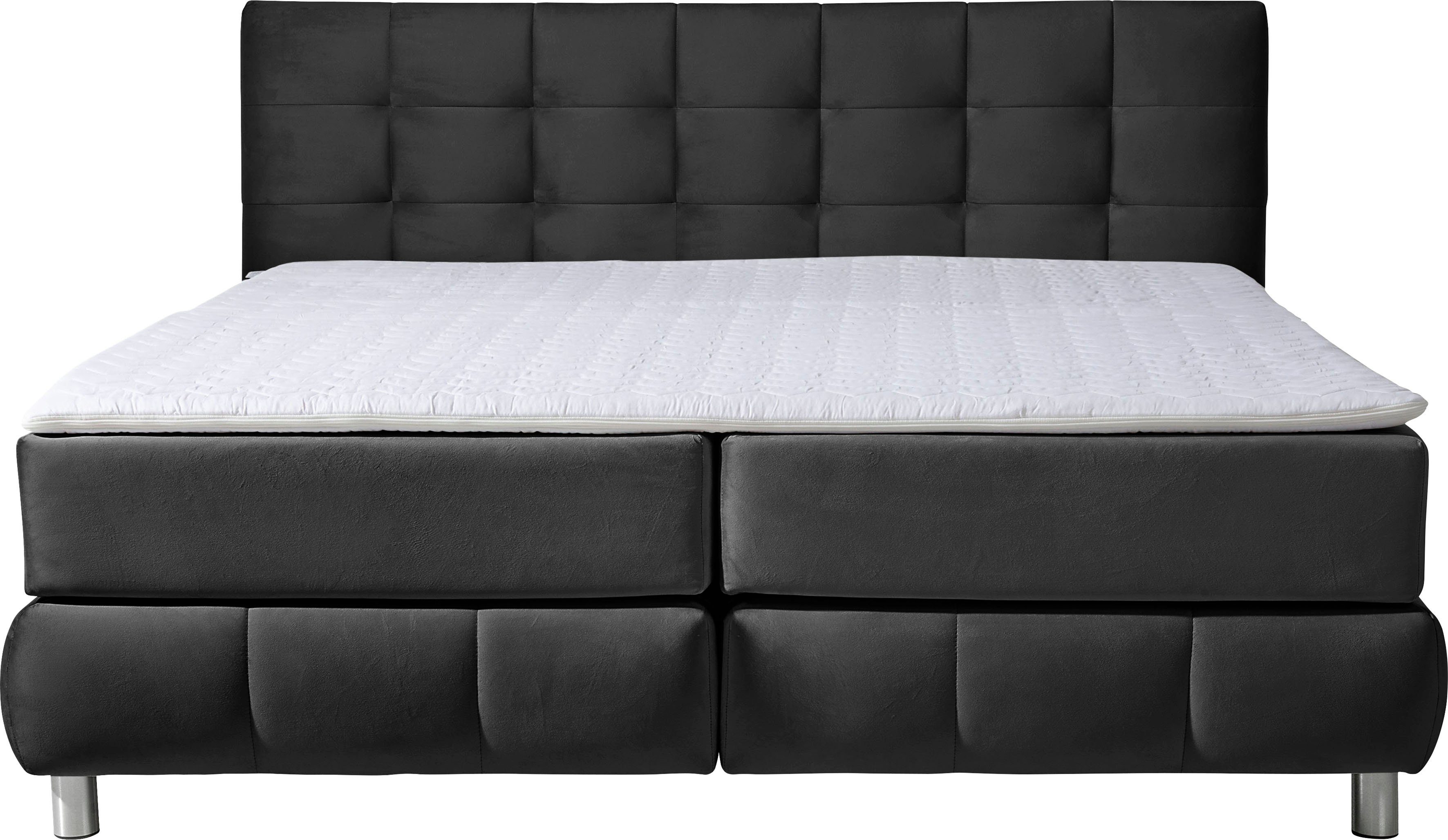 Home affaire Boxspringbett Salo, incl. Topper, 6 Breiten, 2 Härtegrade, TFK auch in Härtegrad 4