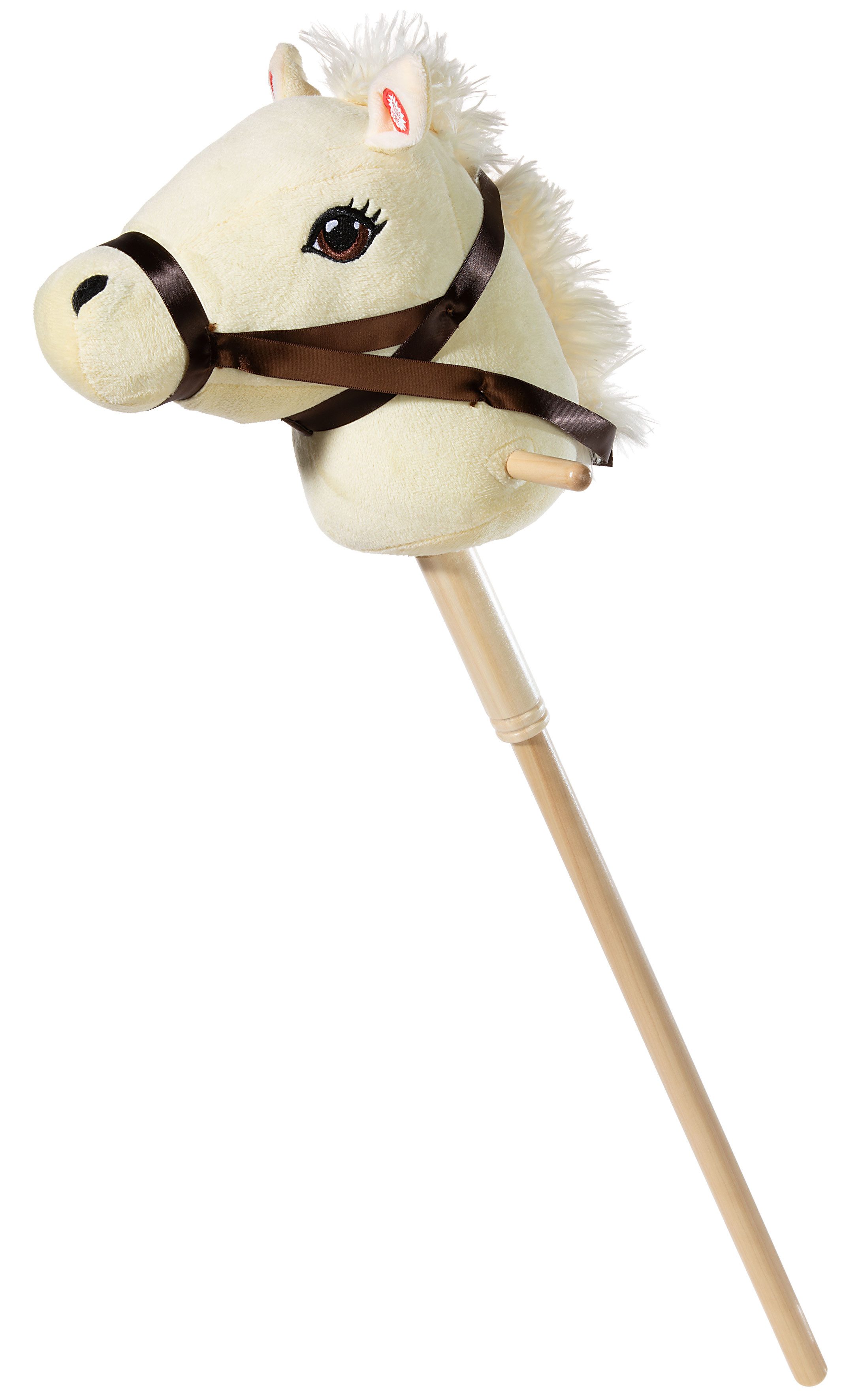 Heunec® Steckenpferd Steckenpferd mit abnehmbarem Stecken, beige, mit Sound