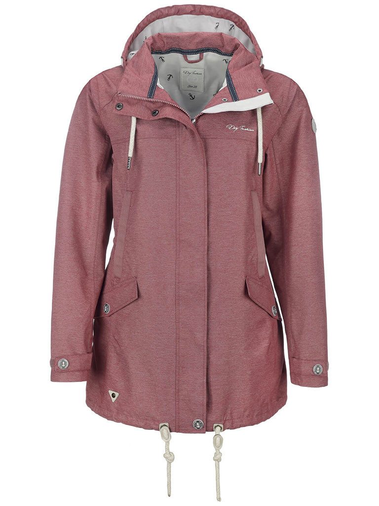 Dry Fashion Funktionsmantel Bansin Damen Regen-Mantel Bansin - Funktionsjac günstig online kaufen