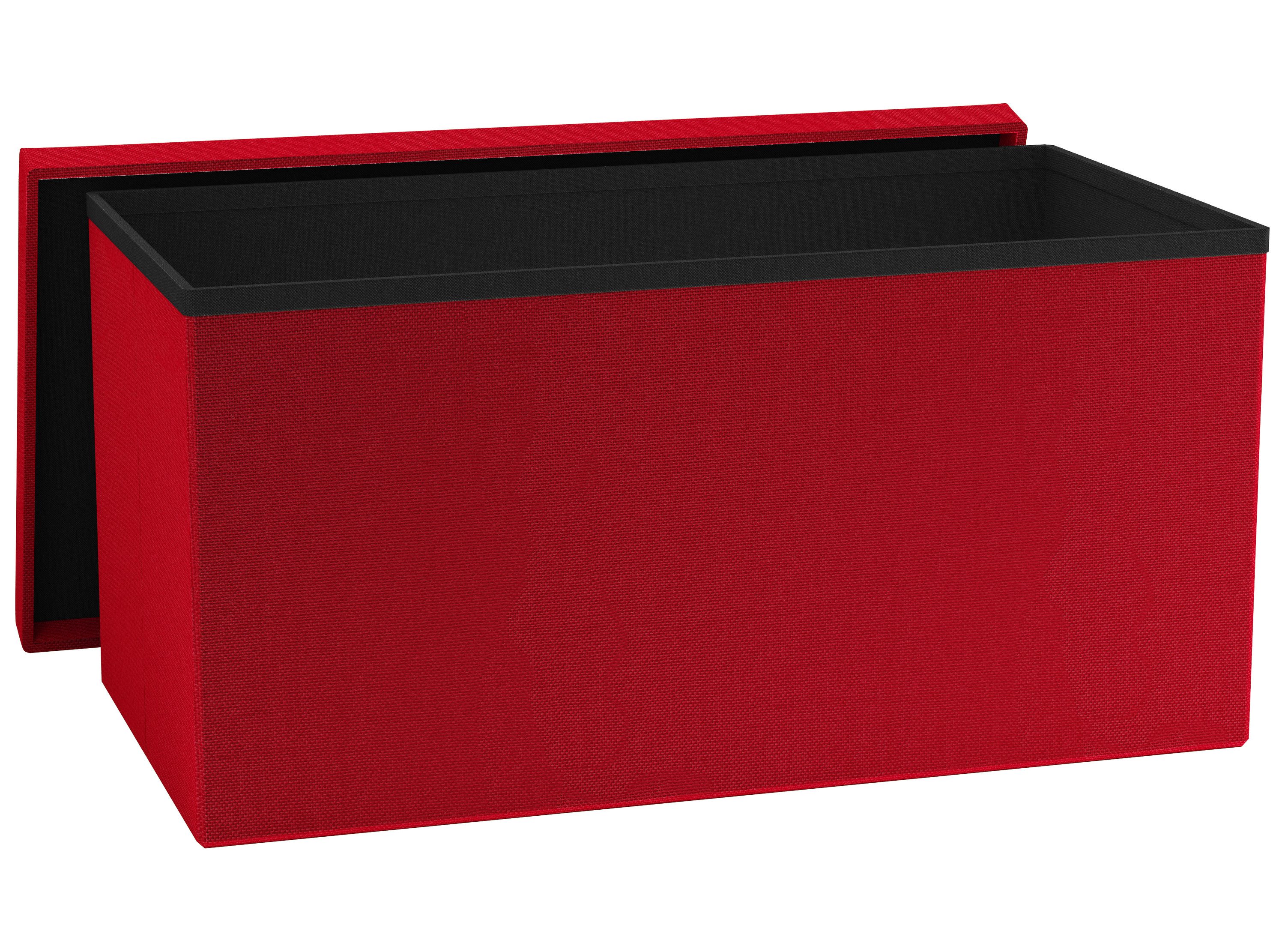 VCM Schuhbank Boxas B. 76 x T. 38 x H. 38 cm, Stoff-Sitztruhe, Kiste für flexiblen Einsatz in allen Wohnräumen – Bild 3 von 5