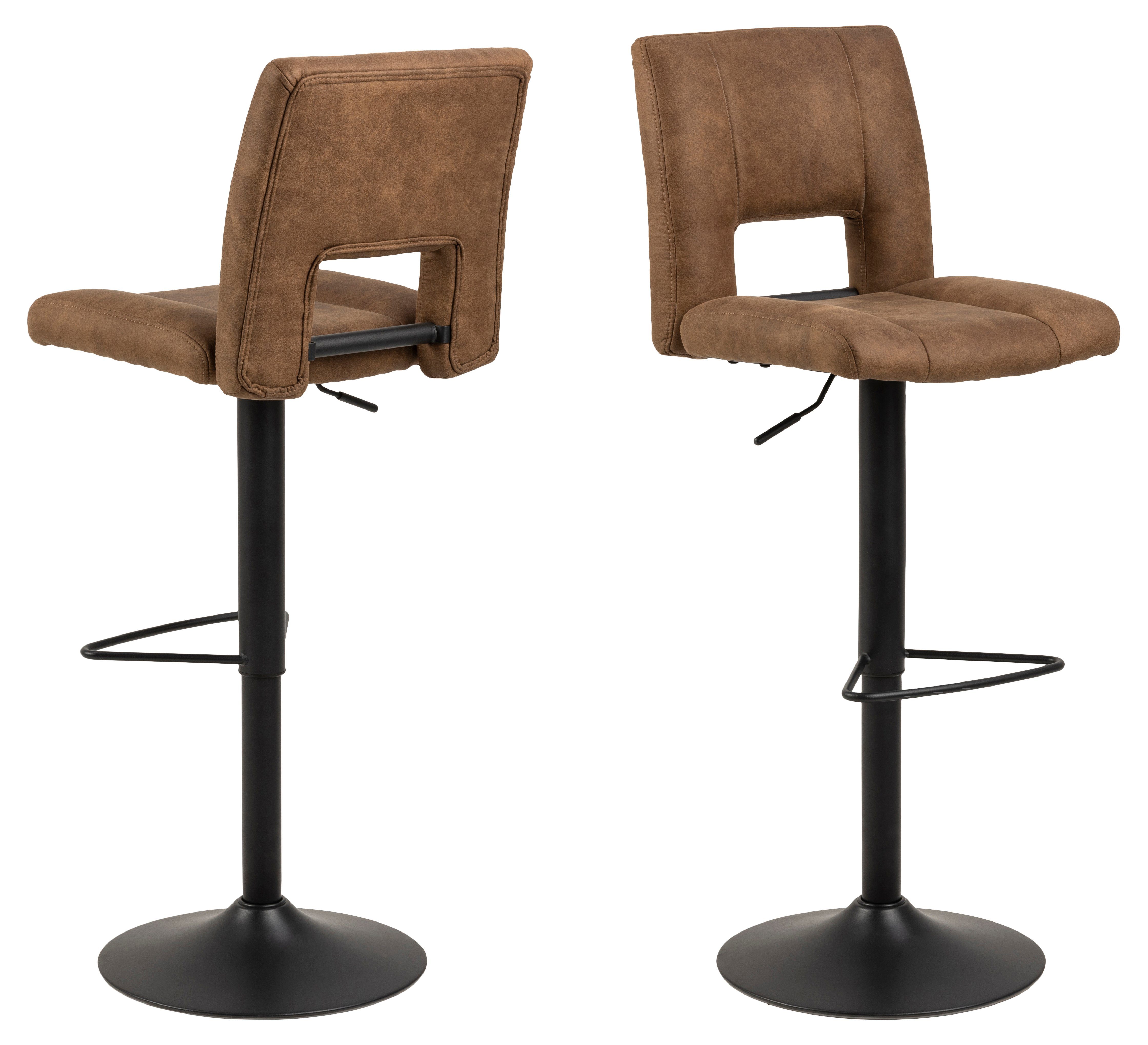 Barhocker 2er Set Syra Barhocker braun.