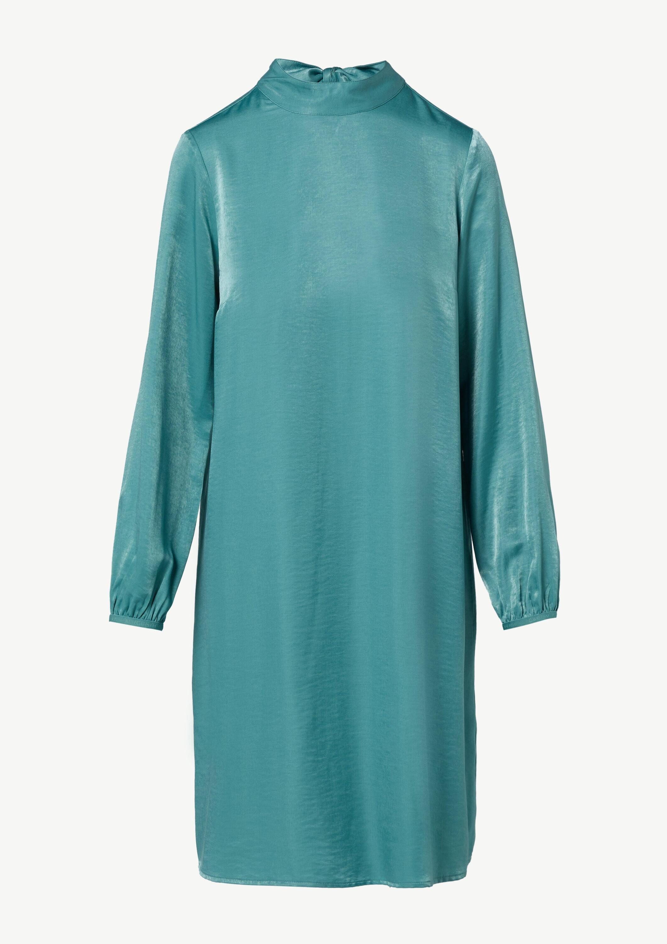 comma Minikleid Kleid Viskosemix-Kleid mit Bindedetail