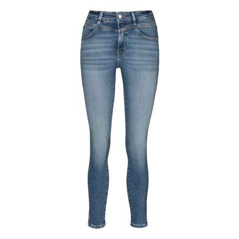 BOSS ORANGE Slim-fit-Jeans Kitt High Rise Hochbund High Waist Premium Denim Jeans mit BOSS Leder-Badge