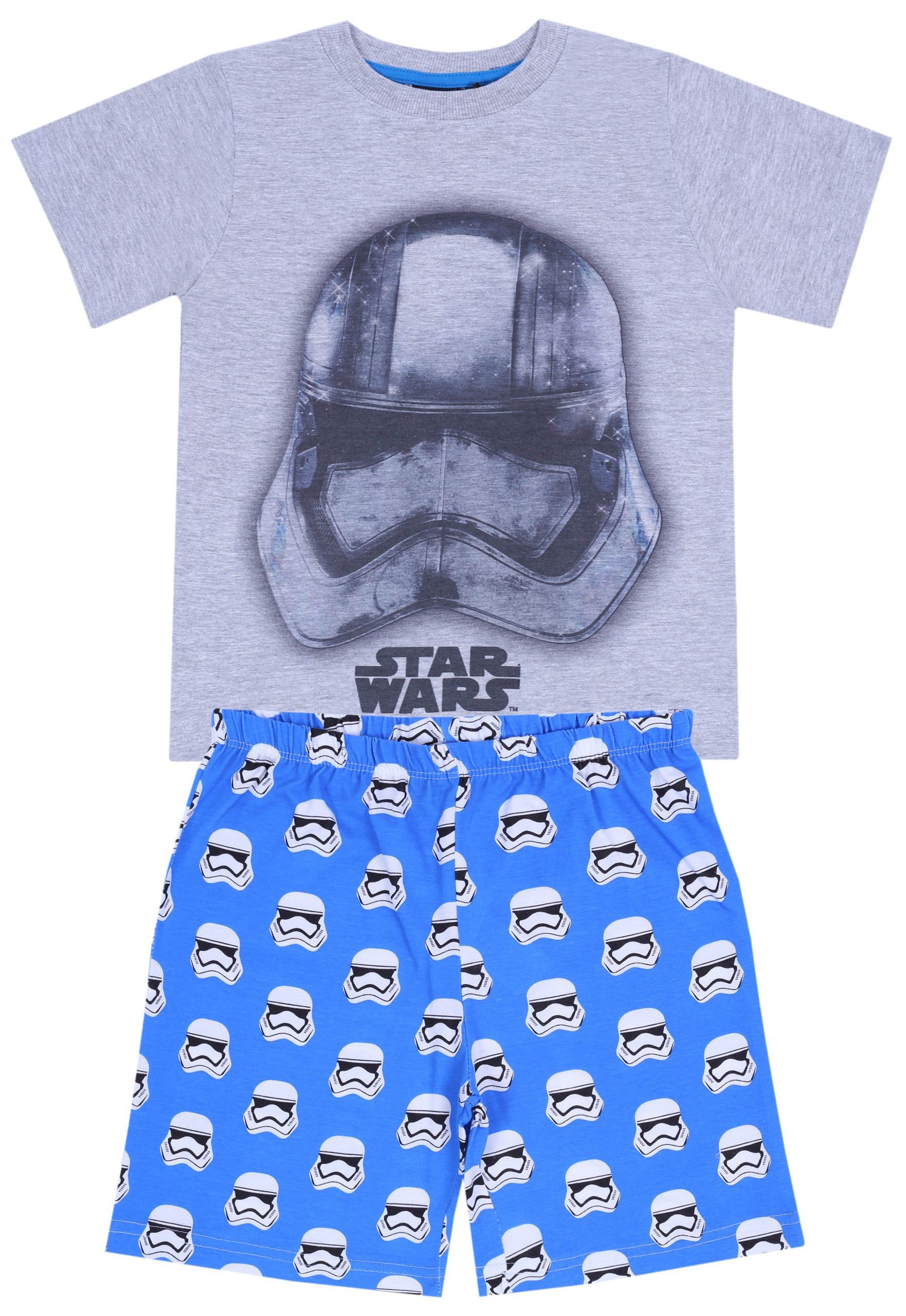 Sarcia.eu Pyjama Grauer blauer Pyjama Star Wars DISNEY 4-5 Jahre
