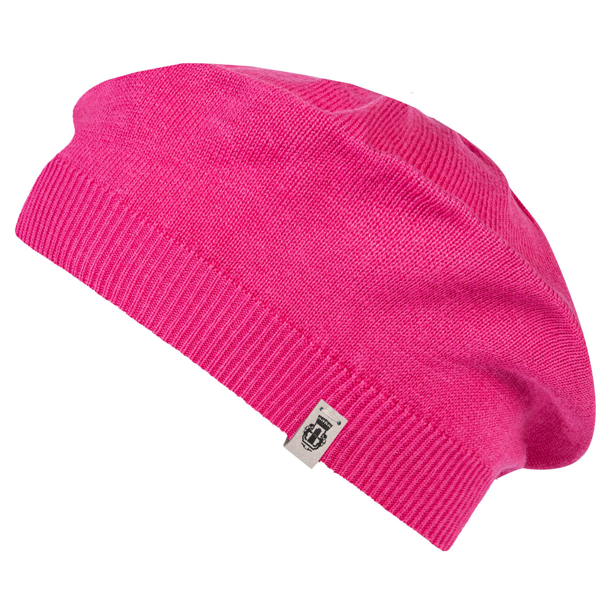 Roeckl Strickmütze Calais/Light Bamboo Baske Baskenmütze aus Baumwolle